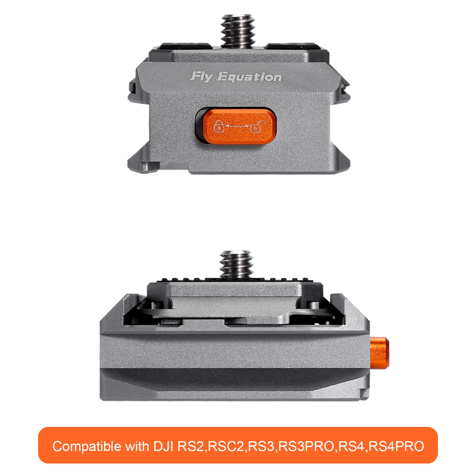 Fly Equation Eq38 Stabilizer Quick Release Base, Compatible For Dji Rs Series Dji Rs2,Rsc2,Rs3, Rs3Pro, Rs4, And Rs4Pro(Qr Base Only And Supports Eq38 Camera Plate Only)