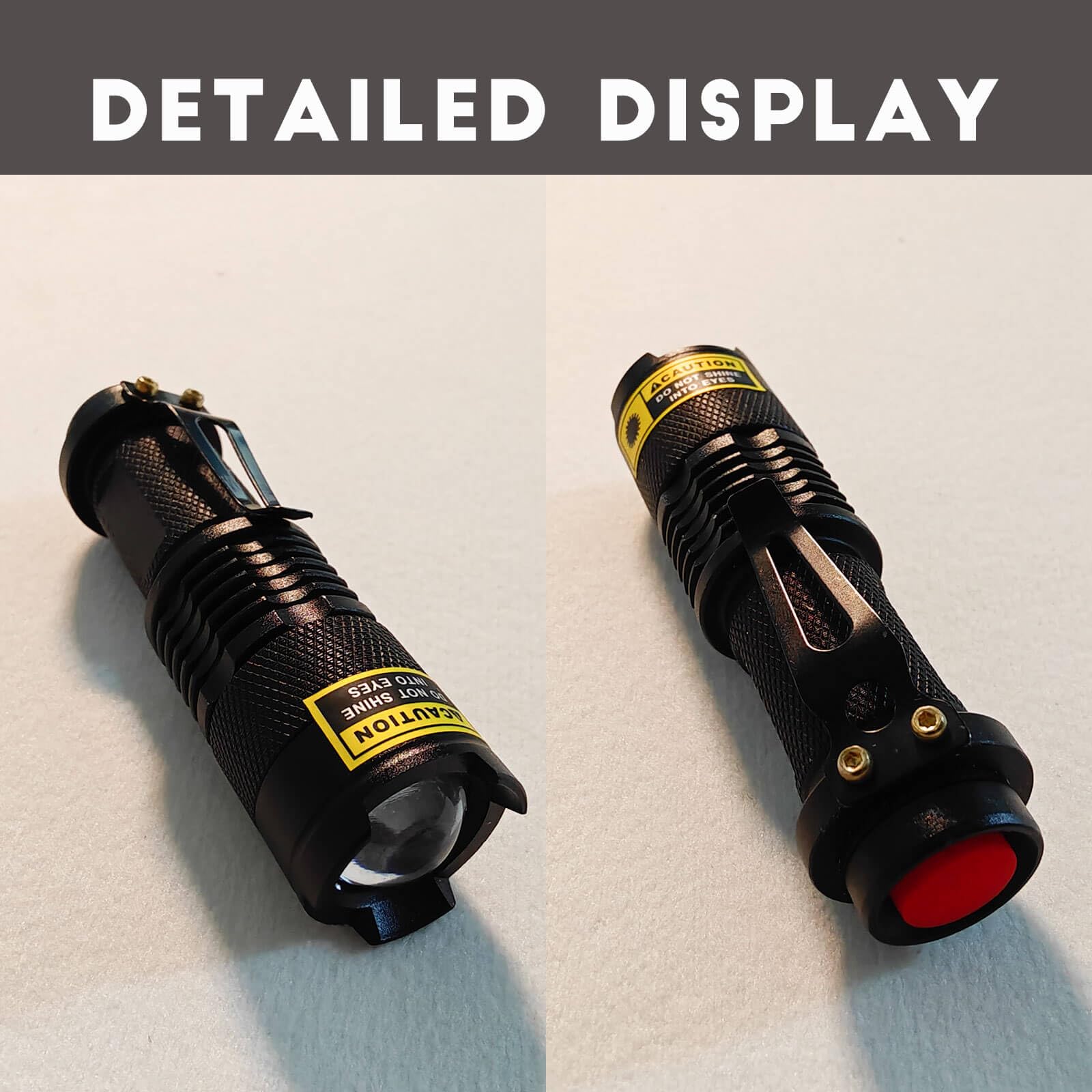 Metii R1 Low-Lumen Mini Red Flashlight - Zoomable, Dim Red Light, Perfect For Close-Range Reading And Viewing Star Charts While Stargazing In Astronomy, Night Vision - Batteries Not Included
