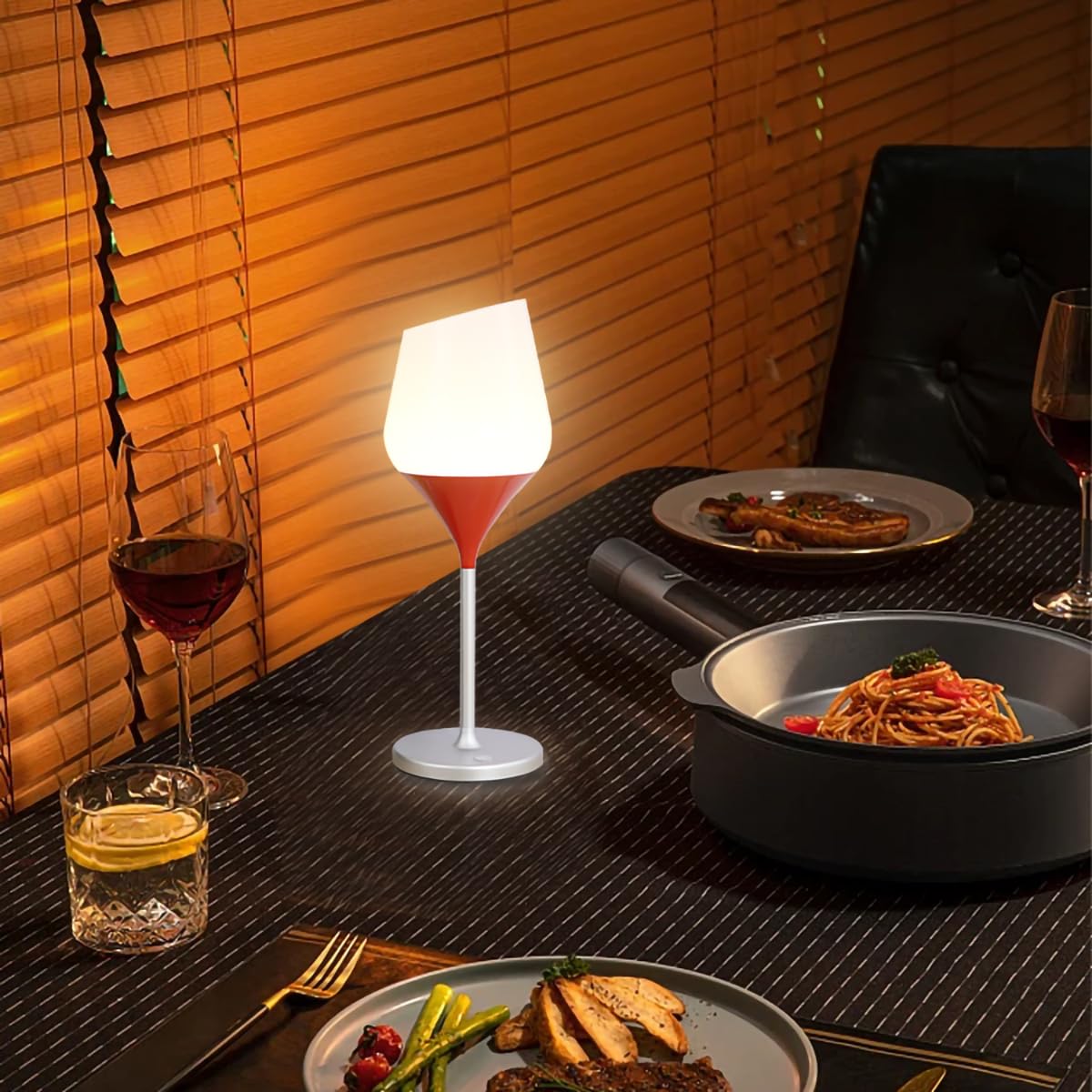 Aokzxc Cordless Lamp For Bedroom, Battery Powered Bedside Lamps, 3 Light Modes Touch Lamp For Nightstand, Rechargeable Table Lamp, Small Table Lamp For Restaurant/Bars/Home Patio