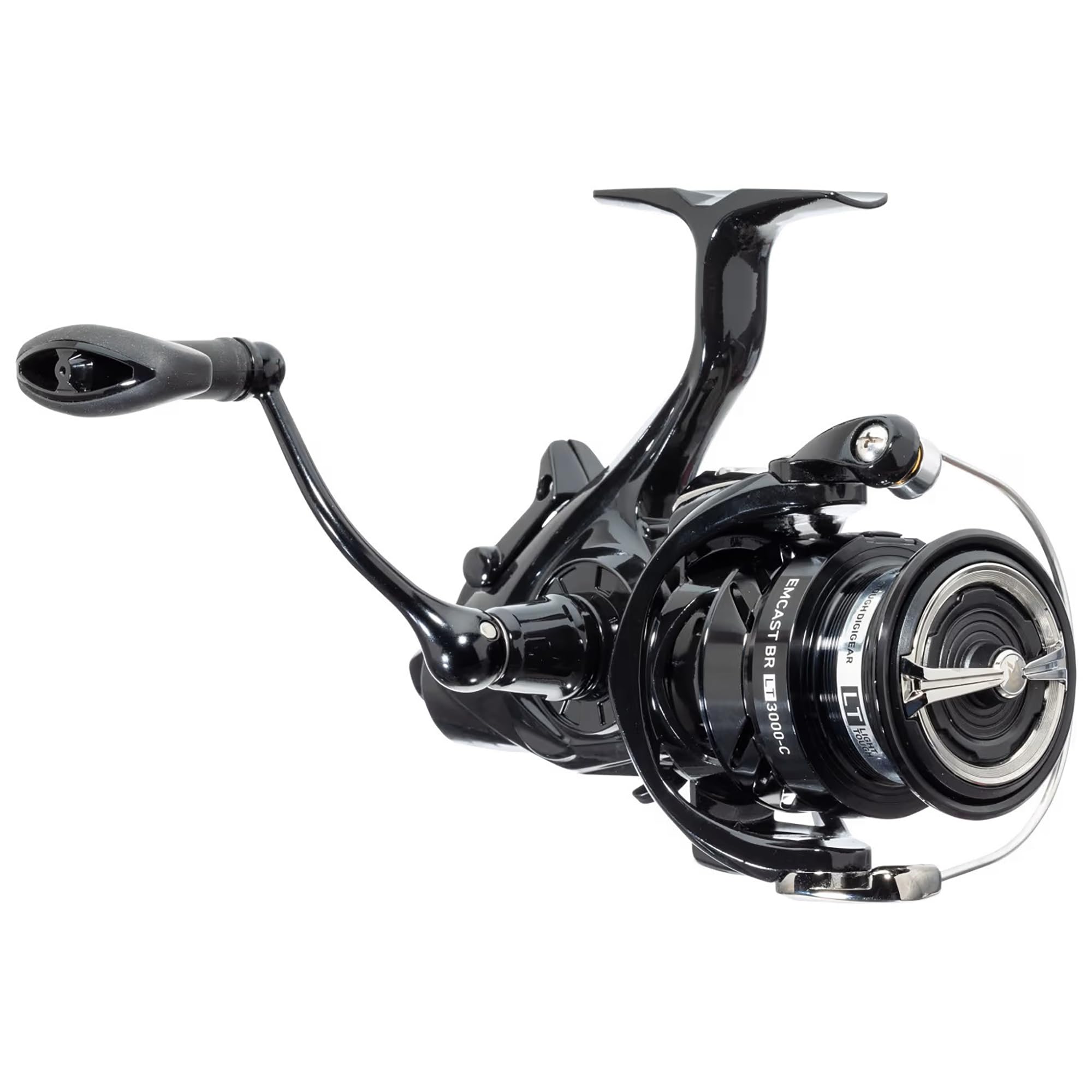 Daiwa Ecltbr2500 Emcast Bite & Run Spinning, 3 + 1, 5.2 : 1, Multi Black