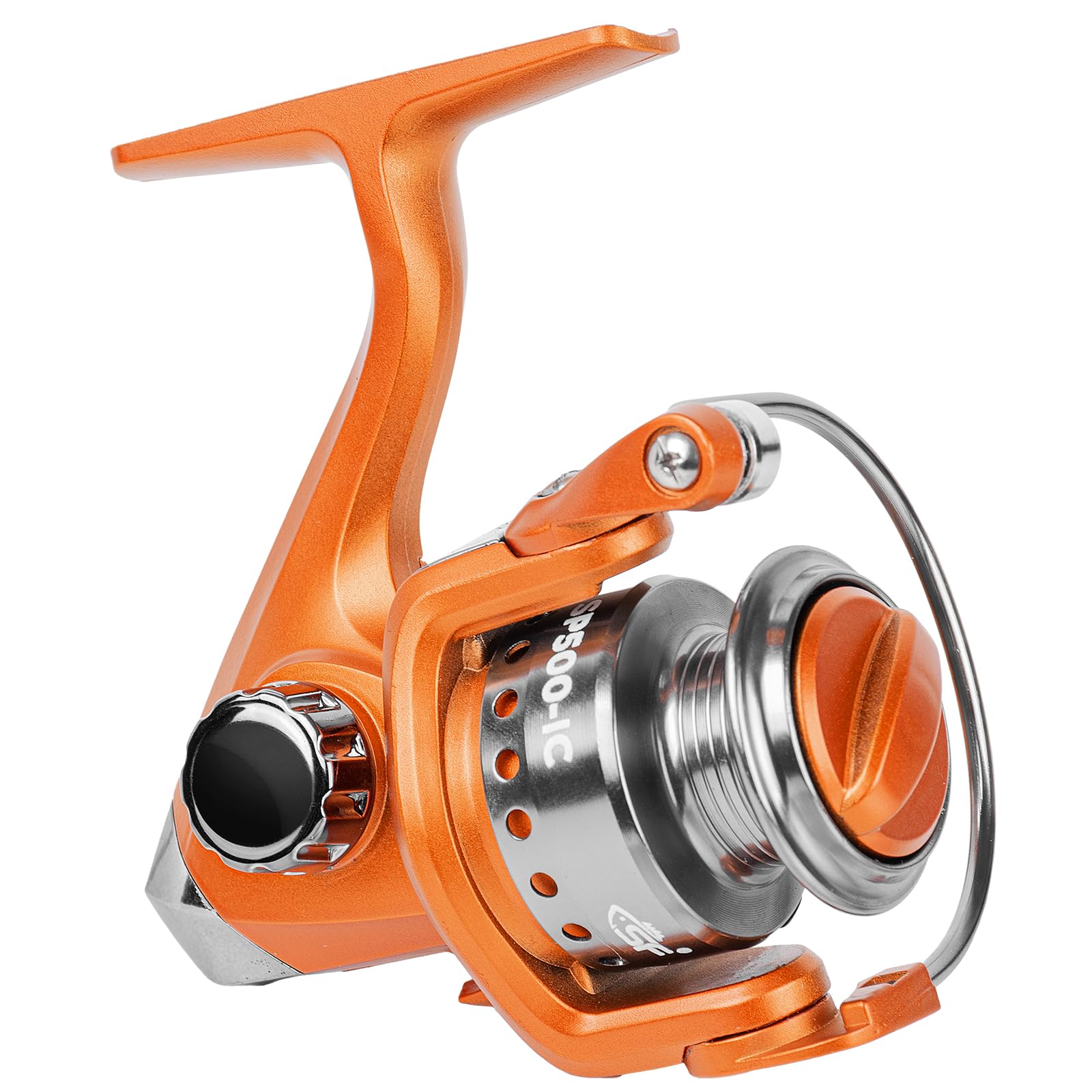 Sf Spinning Fishing Reel - Size 500, 5.1:1 Gear Ratio, Up To 8.8Lb Max Drag - Ultra Smooth & Powerful - Ideal For Walleye, Perch, Crappie, Lake Trout Smaller Farm Ponds Rivers Creeks