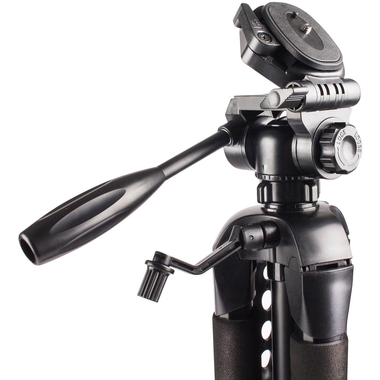 Hdstars 72-Inch Multi-Angle Tripod With Fluid Head For - Sony Alpha A9, A7, A7S, A7Iik, A7Ii, A7R Ii, A6500, A6300, A6000, A5000, A5100, A3000 Mirrorless - A58, A65, A68, A77, A77Ii, A99V Digital Slr Camera