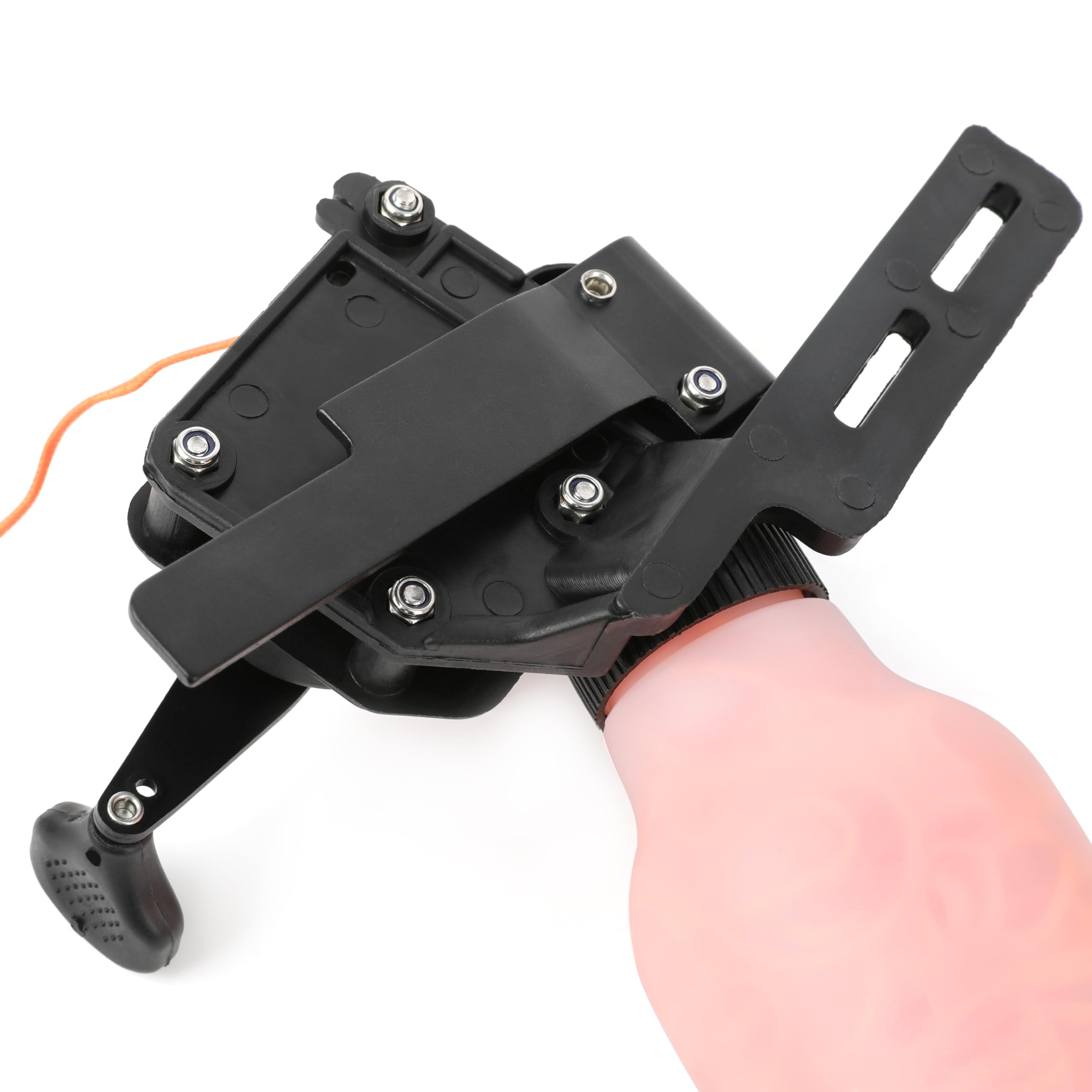 Ameyxgs Bow Fishing Reel Bowfishing Tool Accessories With 40M Archery Hunting Fishing Rope For Fishing Arrows For Right Hand Compound Bow And Recurve Bows (Orange)