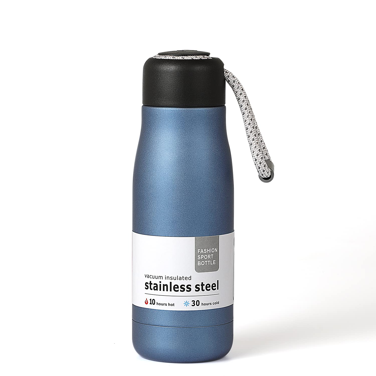 Small Water Bottle 12 Oz, Dusgut Insulated Water Bottle,Stainless Steel,Wide Mouth Portable Lid