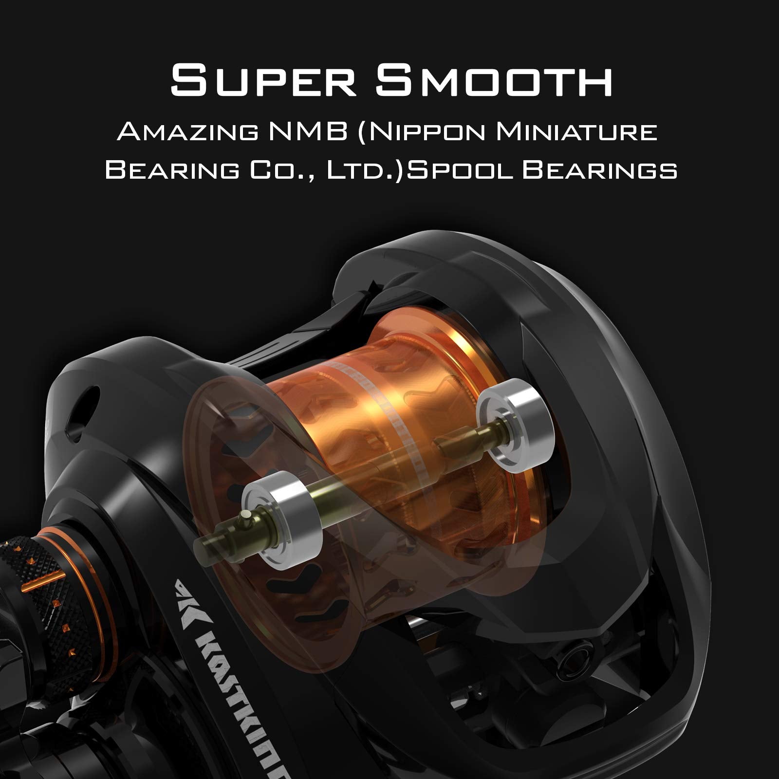 Kastking Zephyr Bait Finesse Baitcasting Reel, Carbon Fiber Fishing Reel - Drag Clicker Version, 7.2:1 Gear Ratio Fishing Reel - 5.6Oz Lightweight Bait Finesse System Freshwater Saltwater Casting Reel