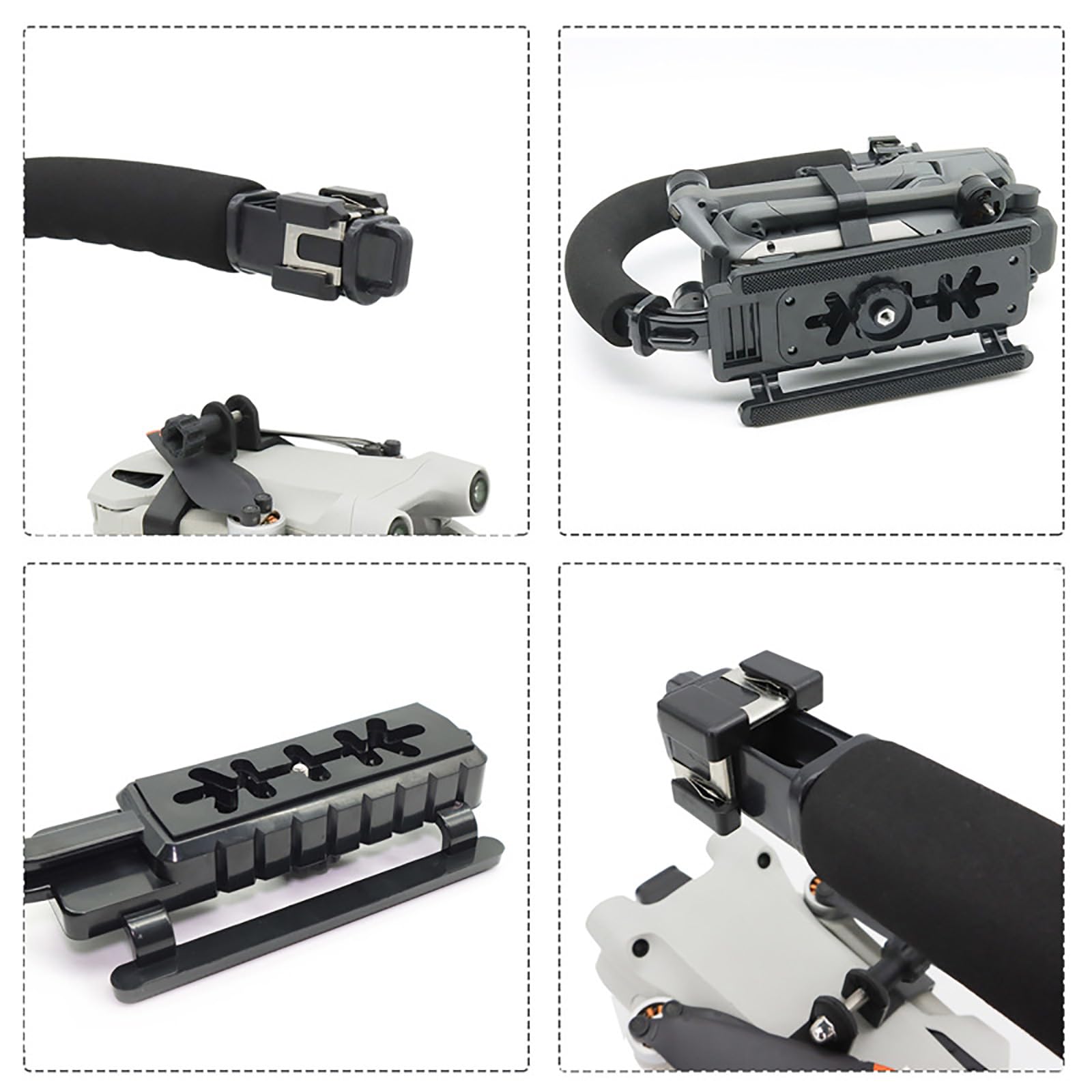 Rumds Lightweight And Portable Video Action Stabilizer With Hot Shoe Mount Stabilizing Handle Grip For 3 3