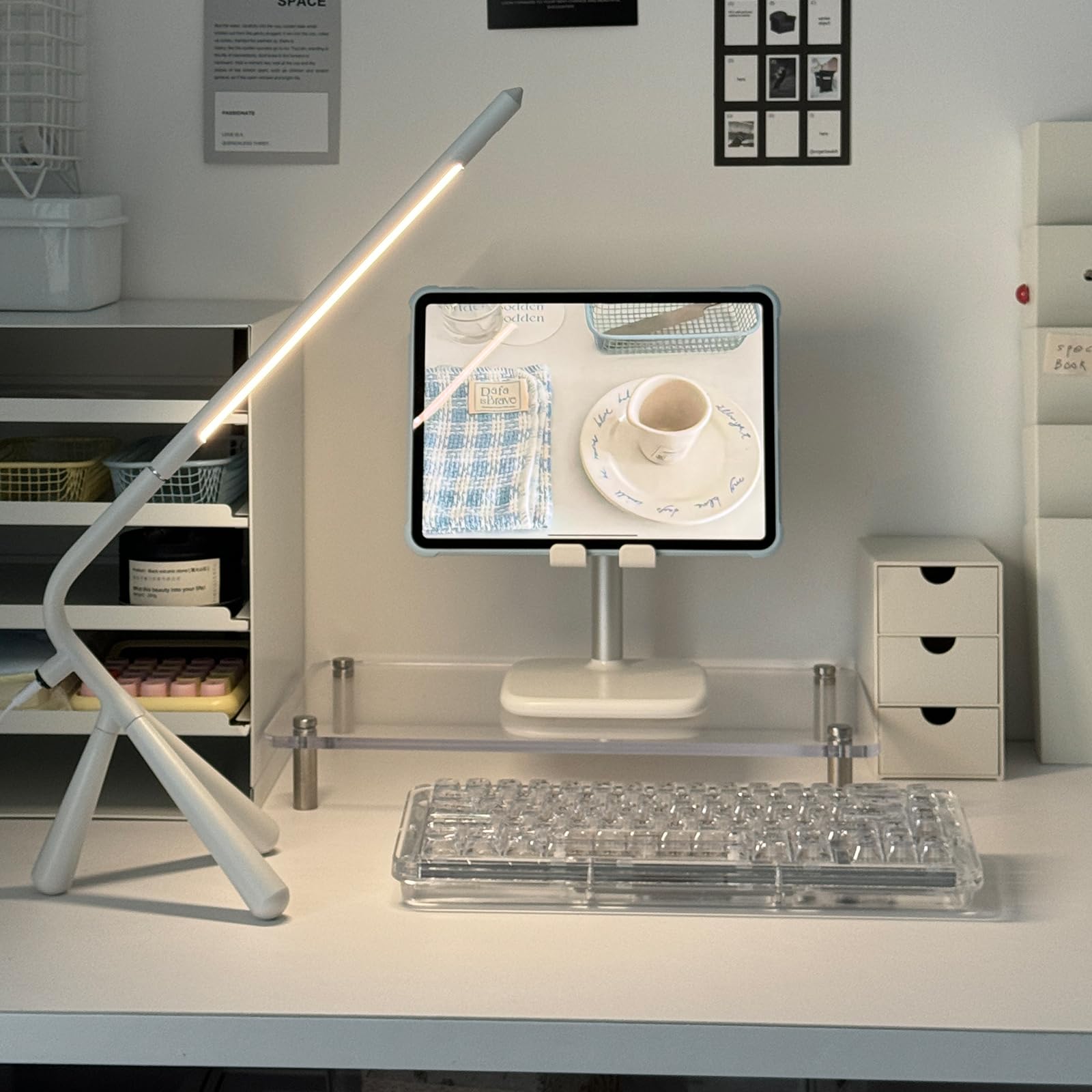 Jqgwkj Desk Lamp - 3-Mode Dimmable Desk Lamp With Usb Charging Port For Home Office And Reading (Table Lamp-White)