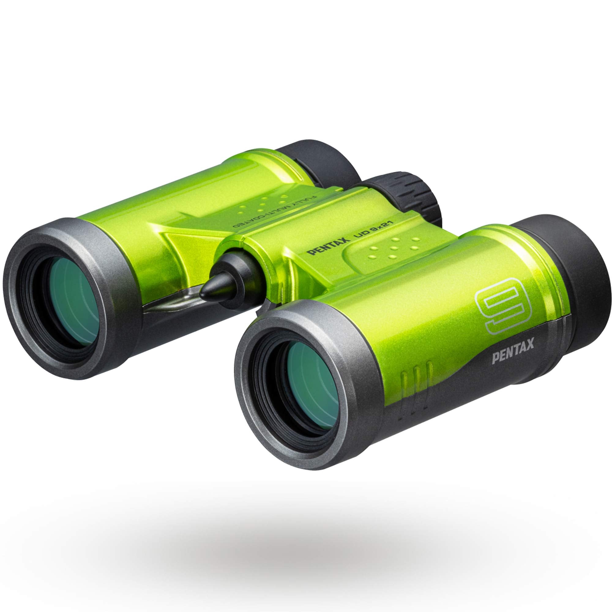 Pentax 61813 Binoculars Ud 9X21 - Navy A Bright And Clear Field Of View, Lightweight Body With Roof Prism, Fully Multi-Coated Optics, 9X Magnification, Ideal For Concerts, Sports, Travelling, Green