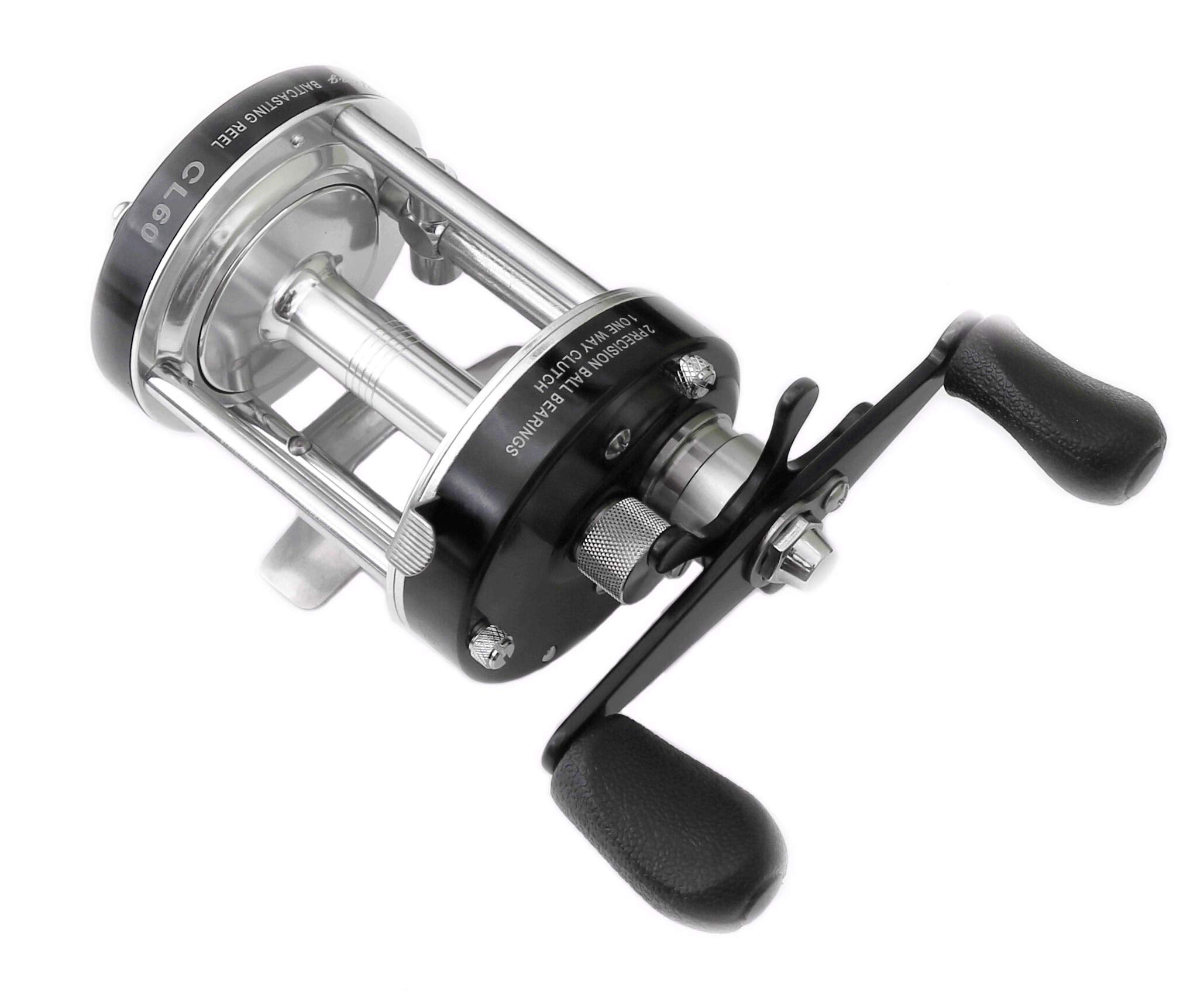 Ming Yang Cl60 Reel Black Baitcasting Fishing Reels Fishing Tackle Right Handed Reel Muskie Catfish Offshore Conventional Reel