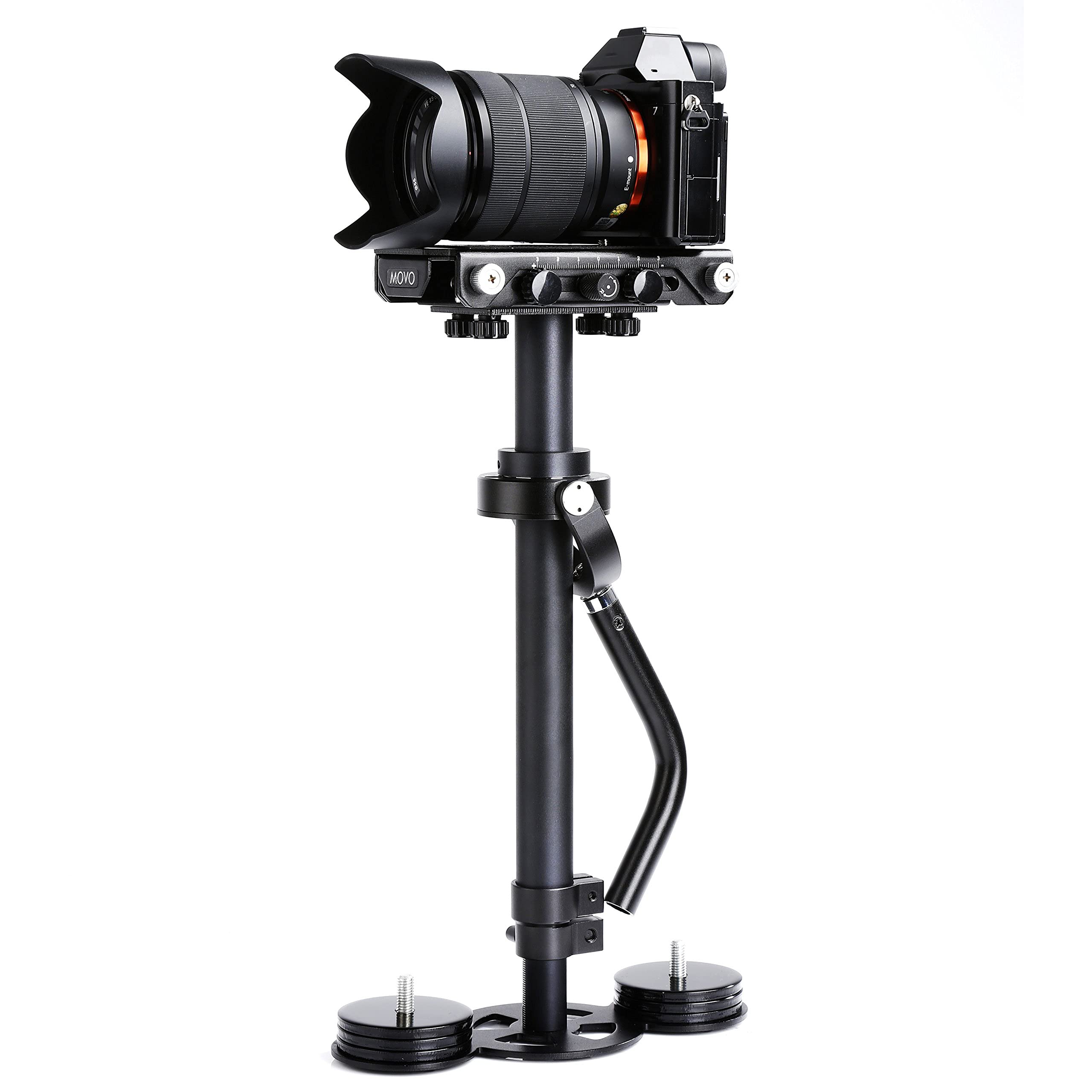 Movo Vs3000Pro Telescoping Video Stabilizer System With Micro Balancing And Quick Release Platform - For Dslr Cameras And Camcorders Up To 4.4 Lbs