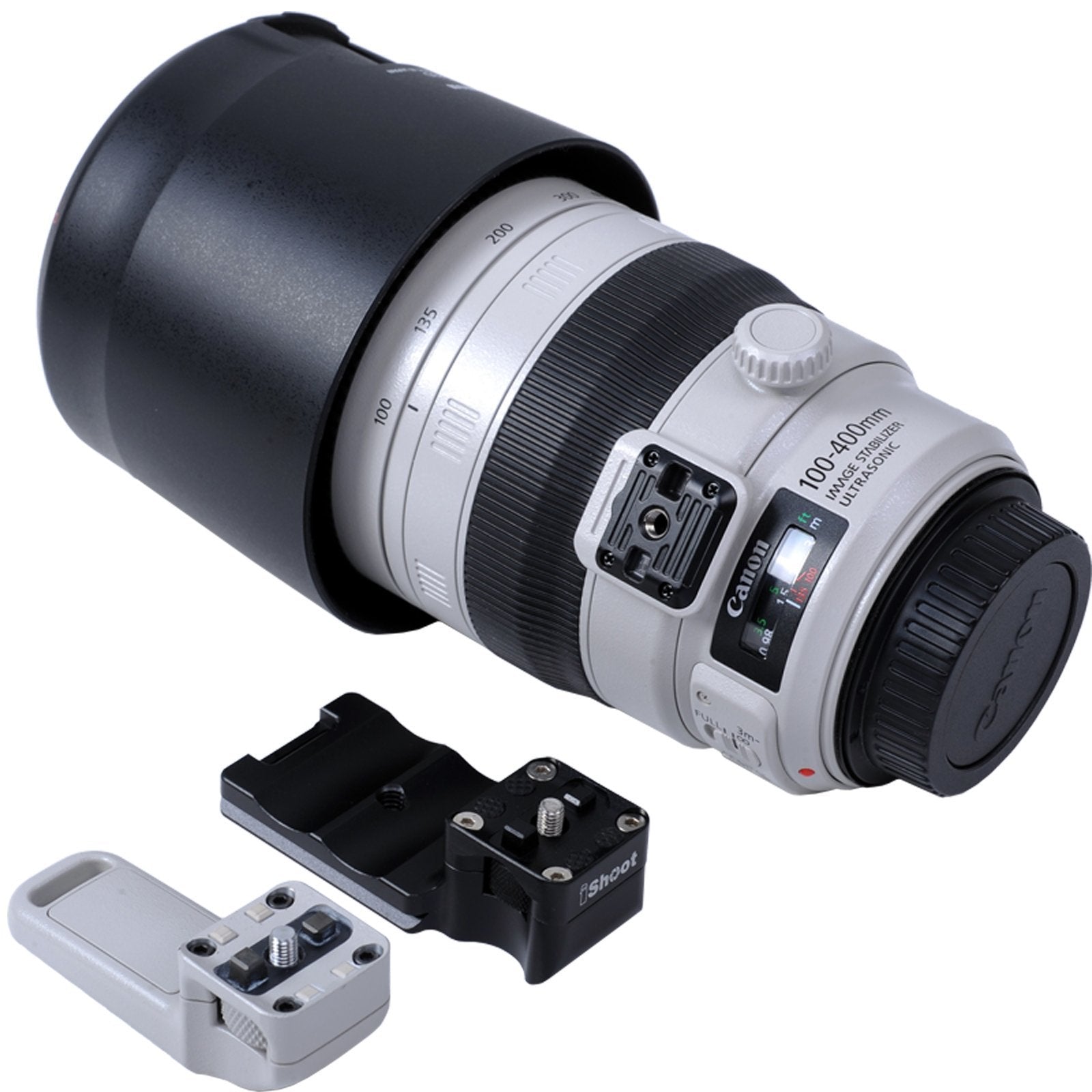 Ishoot Lens Collar Foot Tripod Mount Ring Stand Base For Canon Ef 100-400Mm F/4.5-5.6L Is Ii Usm Bottom Is Camera Quick Release Plate Compatible With Ball Head Of Arca-Swiss Standard Interface