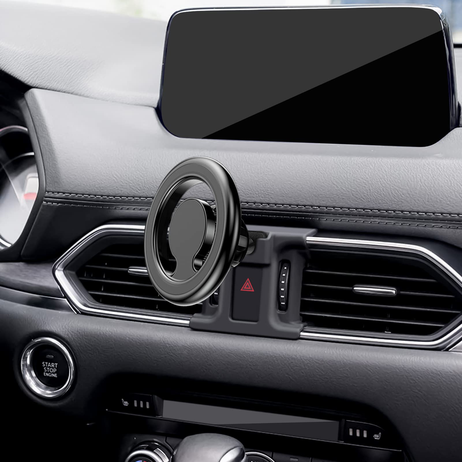 Ve Ve Power Car Phone Holder, Air Vent Phone Holder, Car Mount For Mazda Cx5 2017-, Magsafe Magnetic Navigation Stand Fit For Iphone 15 14 13 12 Pro Max Plus Mini, Magsafe Case, All Phones
