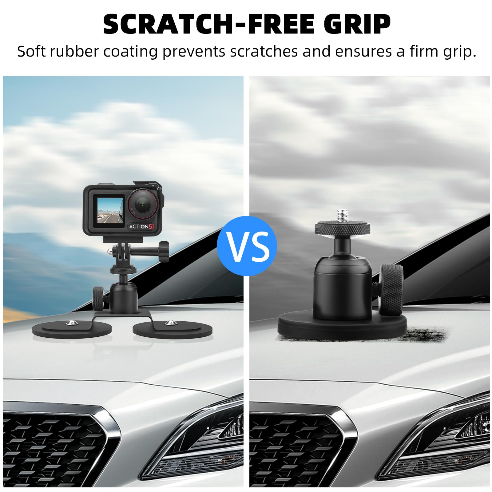 Brdrc Magnetic Car Mount For Gopro, Magnet Outside Camera Phone Holder Clip Stand For Gopro Hero Black Max, For Insta360 X4 X3 Go 3S, For Dji Pocket 3 Action 5 Pro 4 3, For Iphone Samsung Accessories