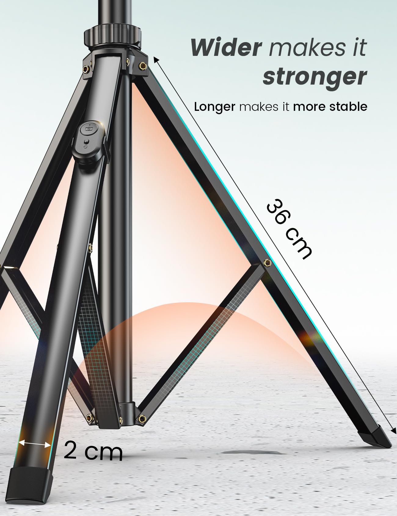 Yumazla 71'' Phone Tripod & Selfie Stick, Tripod For Iphone With Detachable Remote, Portable Phone Tripod Stand For Video Recording, Travel Tripod For Cell Phone, Compatible With Smartphones, Dslr