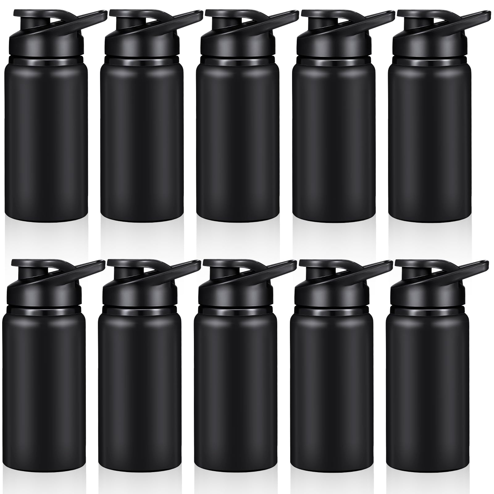10 Pieces 13.5Oz Reusable Aluminum Water Bottles Bulk Multicolor Outdoor Sports Water Bottles