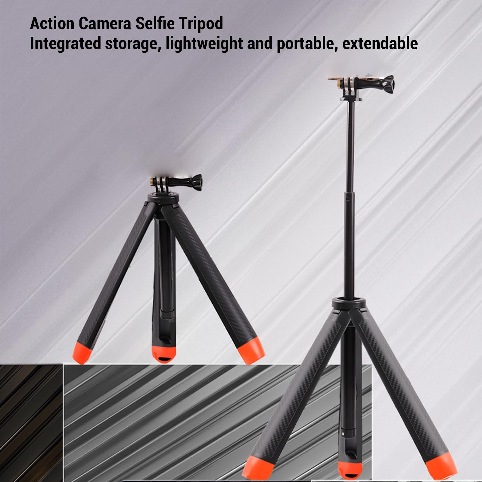 Licaevey Extendable Mini Camera Tripod, 4 In 1 Selfie Stick Tripod Water Floating Selfie Stick Or Grip With 1/4 Inch Screw For Action 5 Pro 4 3 For X4 X3 Ace Pro 2