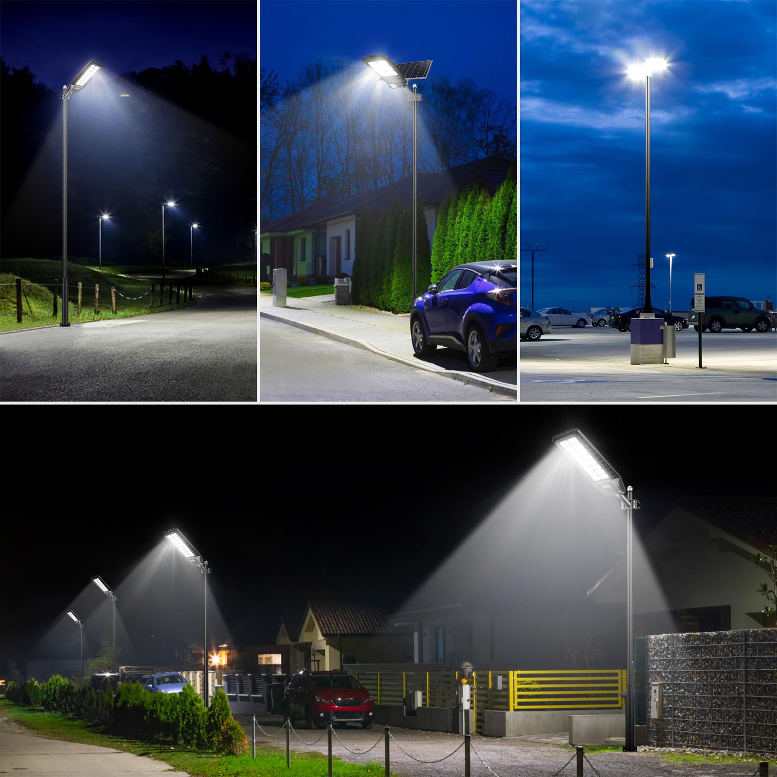 Dimgogo Street Light Pole 13Ft, Solar Street Lamp Post For Outdoor Lights, Sub-Assembly Of Street Light Poles For Porch, Park, Pathway, Street