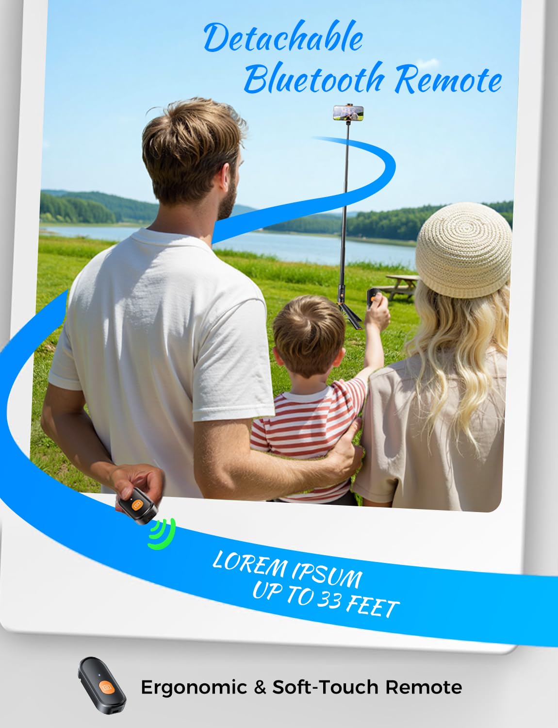 Magic John 59" Automatic Phone Tripod, Extendable Selfie Stick For Iphone, Selfie Stick Tripod With Detachable Remote, Flexible Rotation Travel Phone Stand Compatible With Iphone, Android, Camera