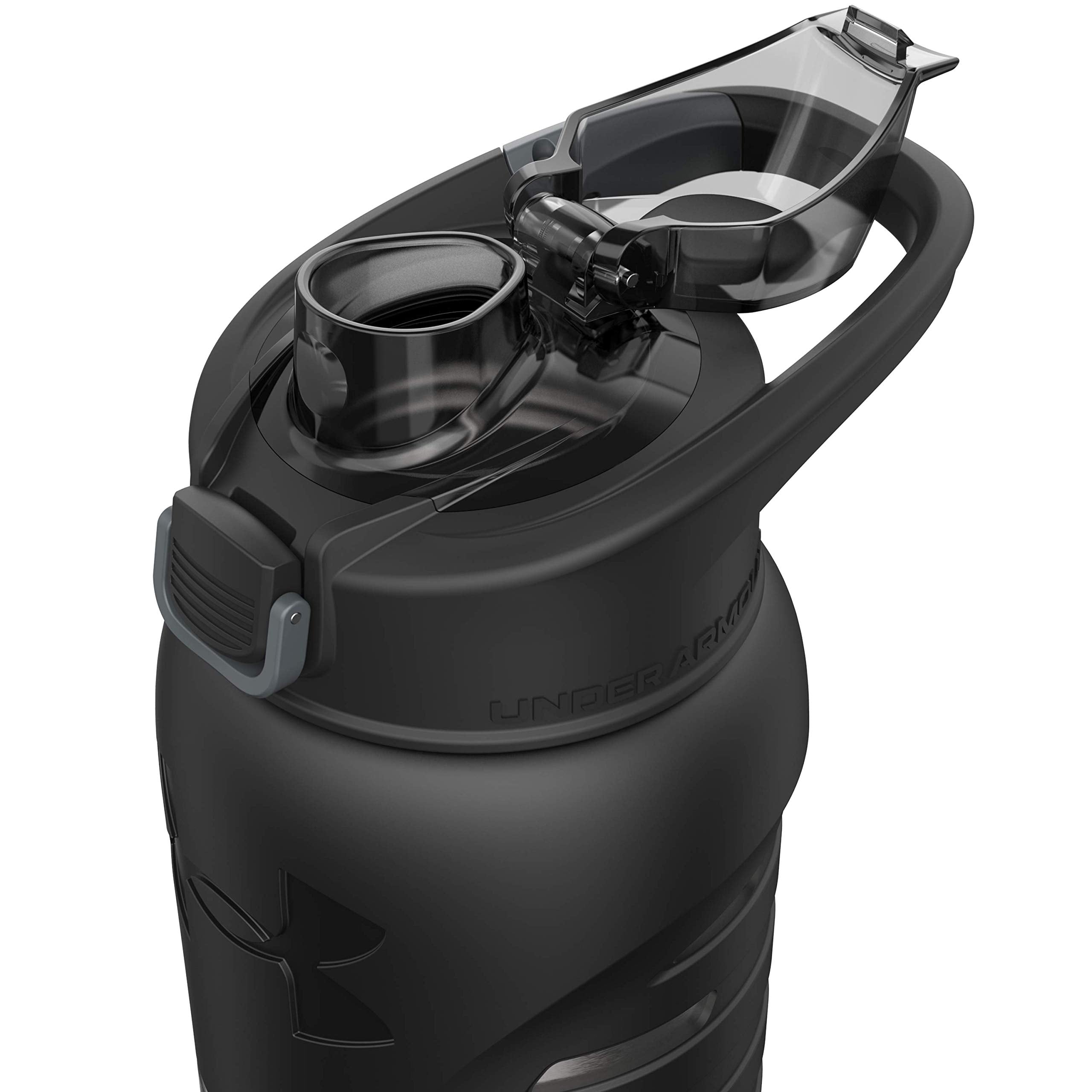 Under Armour 24Oz Stainless Steel Water Bottle, Insulated, Carabiner Easy Carry Hook, Leak Proof