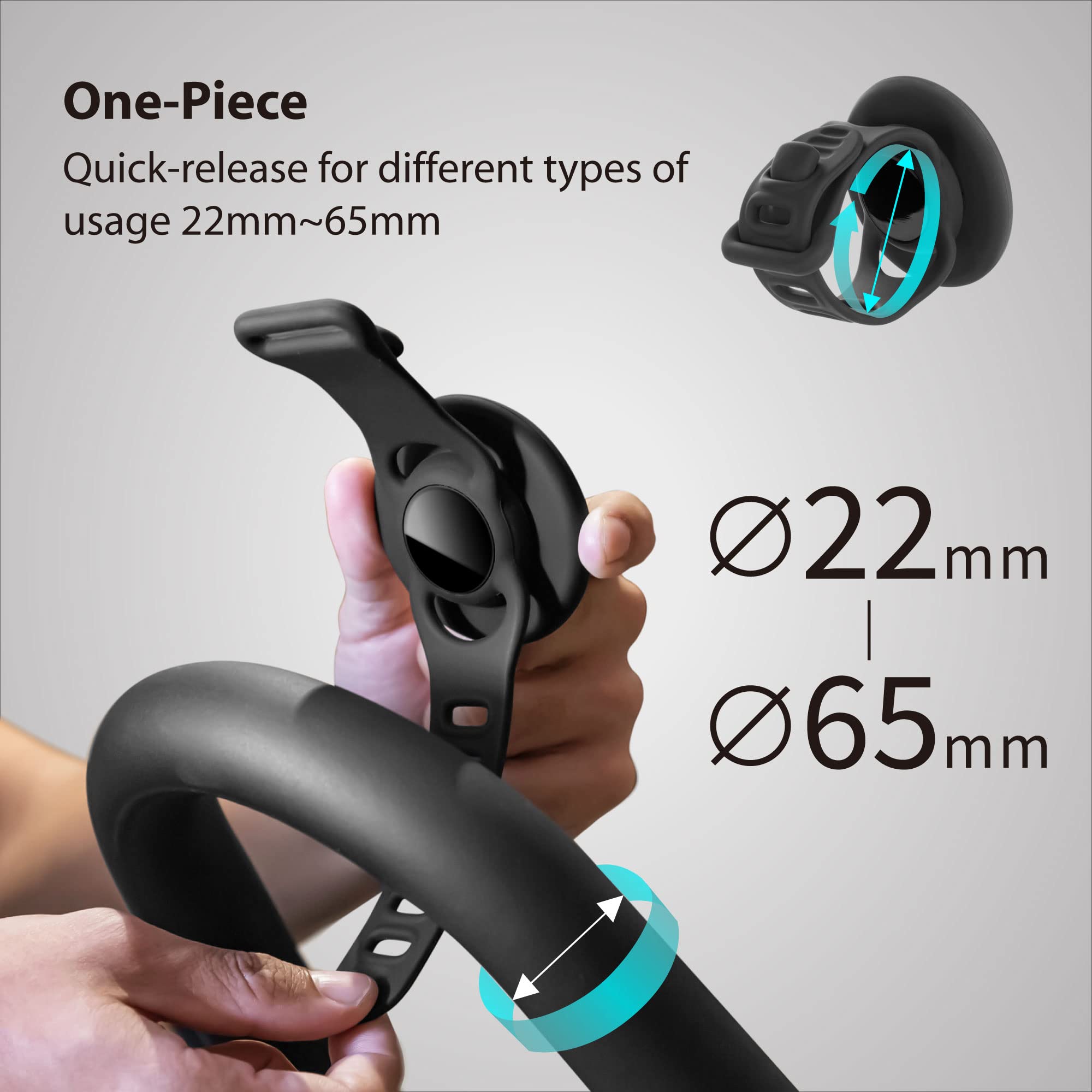 Bone Magnetic Fitness Phone Mount, Magsafe Phone Holder For Workout & Gym, Scratch- Silicone Strap With Anti-Slip Design, Universal Sport Phone Carrier For Most Smartphones (With Magnetic Sticker)