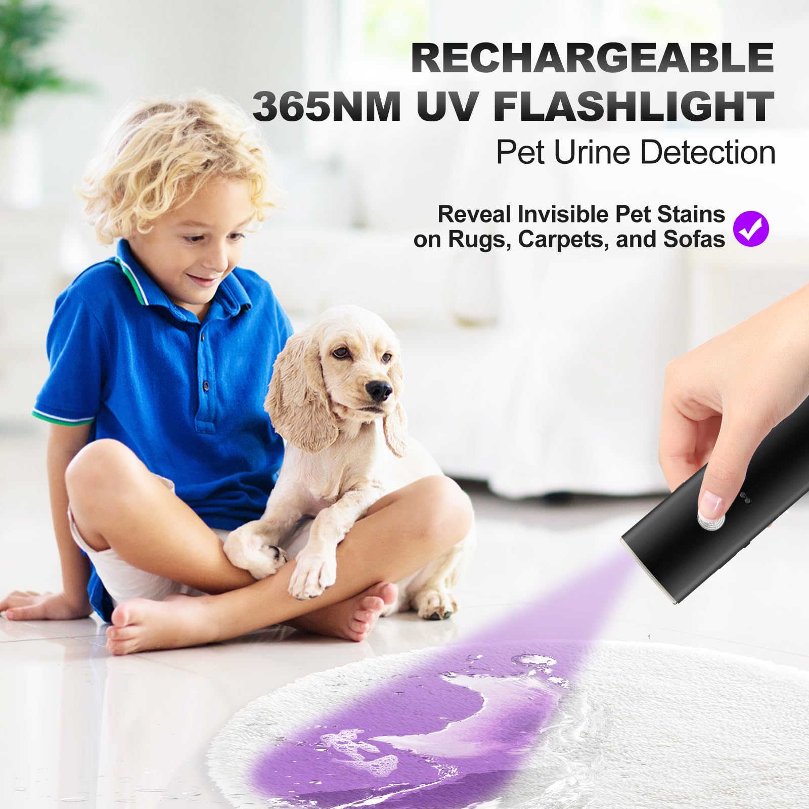 Irillanove Edc Flashlight, 1000 Lumens Pocket Flashlight With Red Beam, Uv And White Led Combo, Rechargeable Flat Flashlight For Outdoors, Emergency, Pet Urine Detection
