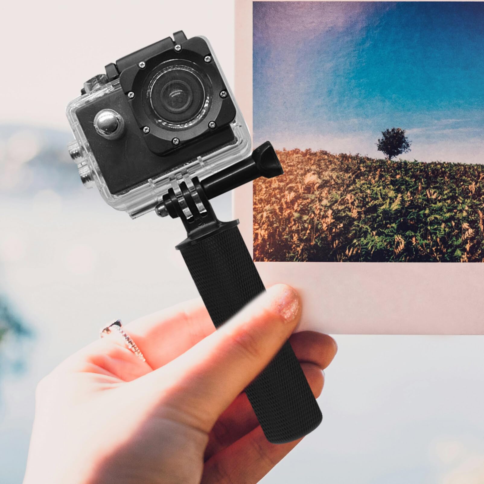 Toyandona Flash Handle Grip Camera Stabilizer Handlegrip For Aluminum Alloy Multi-Threaded Comfortable Outdoor/Indoor Use