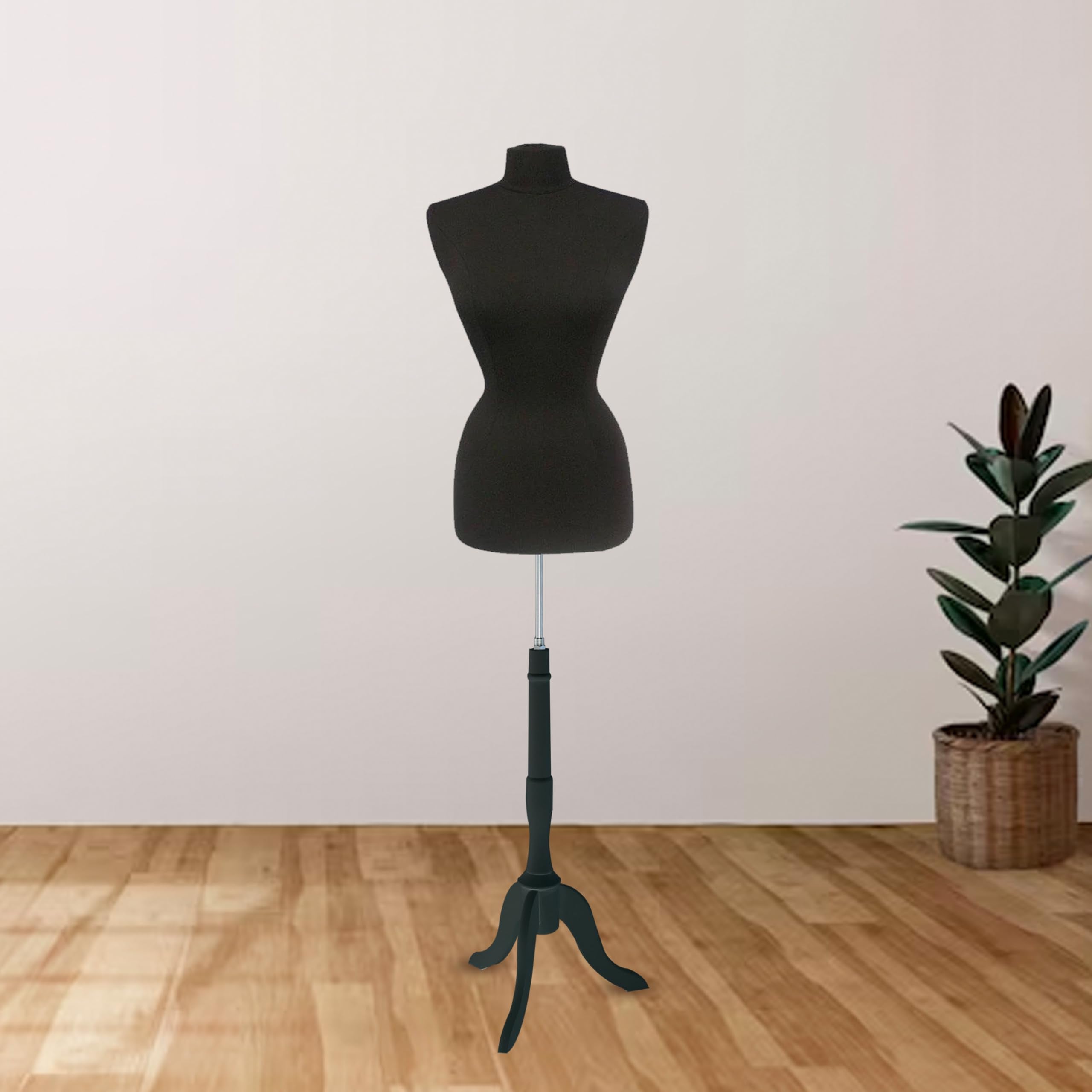 Sswbasics Black Wood Tripod Dressmaker Form Base