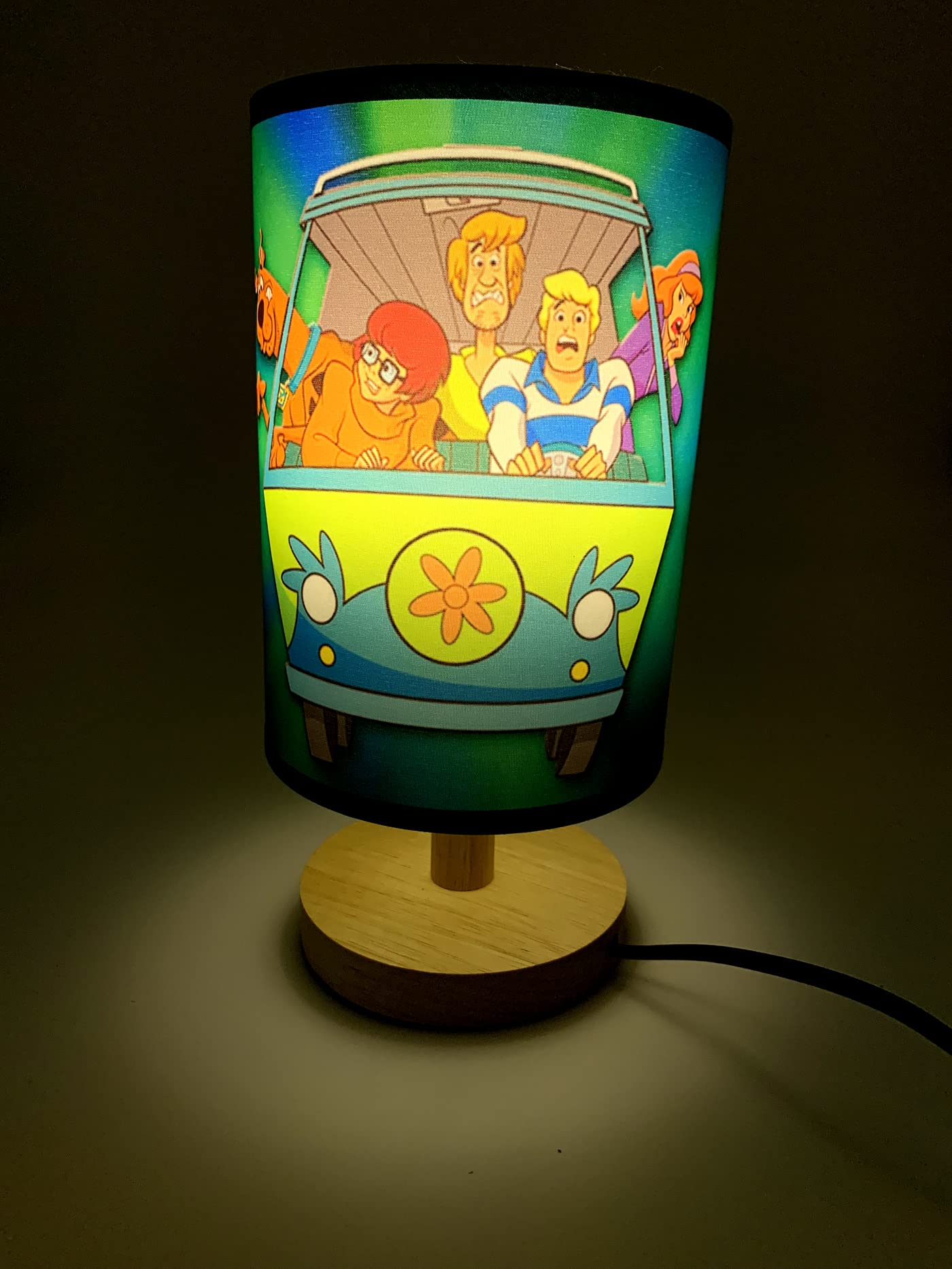 Fdecor Scooby Scoob Table Lamp Bedside Light Wood Base Room Decoration Or Great Ideas