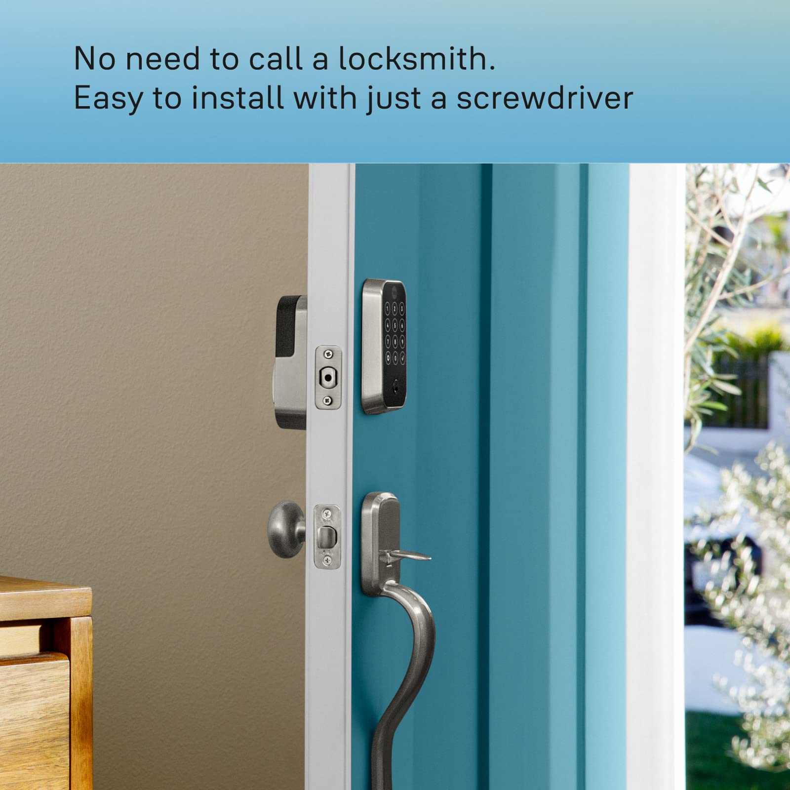 Yale Assure Lock 2 Touchscreen With Wi-Fi And Ridgefield Handle In Black Suede
