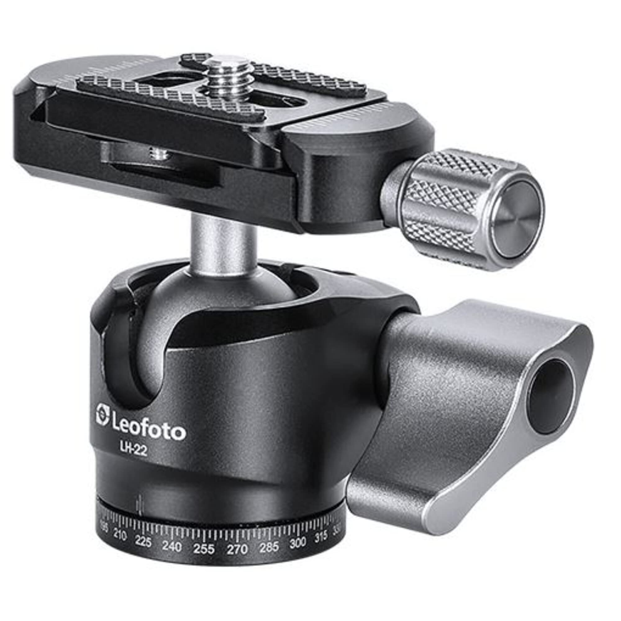 Leofoto Mt-02C+Lh-22 Carbon Fiber Mini Travel Tabletop Tripod, 2 Leg Section, 1/4" Tripod Mounting Stud Ball Head Kit (Olive)