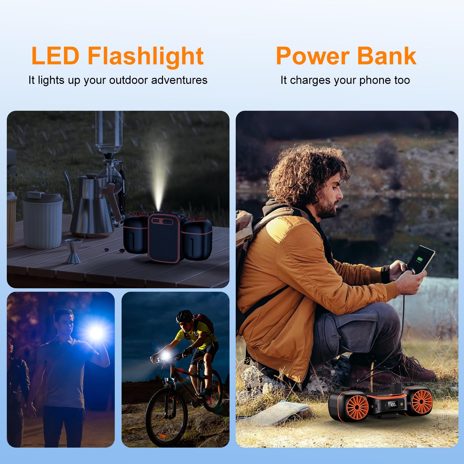 Portable Waist Fan, 3 Fan Design,10000Mah Rechargeable Belt Fan,Large Air Volume For Farm/Outdoor