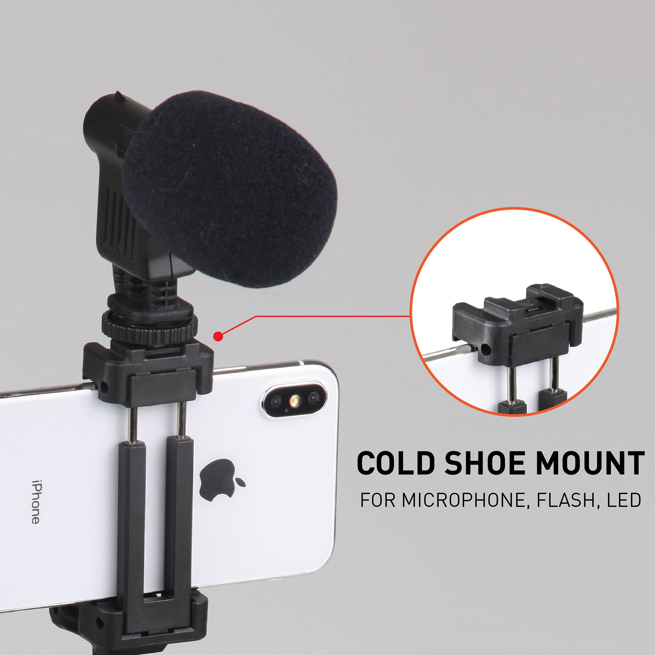 P&C Pistol Grip Plus Only: Handle With 1/4"-20 Mount For Dslr Mirrorless, Action Camera, And Smartphone, Video Stabilizer Handle (Pistol Grip Plus Only)