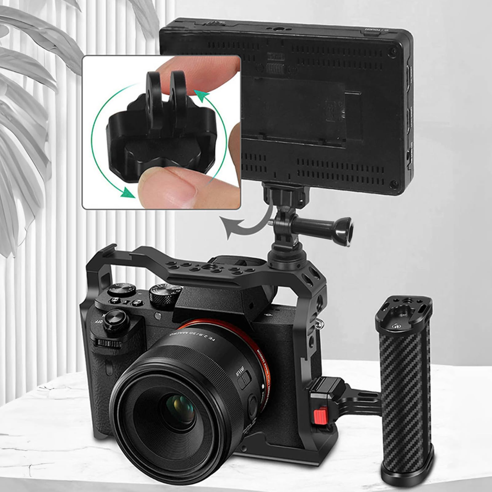 Nksrcp Camera Tripod Conversion Adapter, Aluminum Mount Adapter，Suitable For Gopro Hero/ Insta360 Ace Pro,One X3,X2,X One Rs, R/Sjcam/Action Camera And Other Standard 1/4 Inch Accessories（ Version）