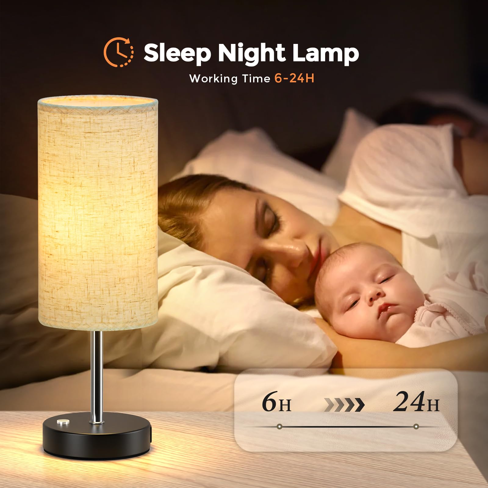 Cnxin Cordless Lamp Rechargeable 1 Pack, 14.3In Buffet Cordless Table Lamp For Living Room Restaurant, 3 Way Dimmable Touch Control Battery Operated Outdoor Wireless Light For Bedroom Nightstand