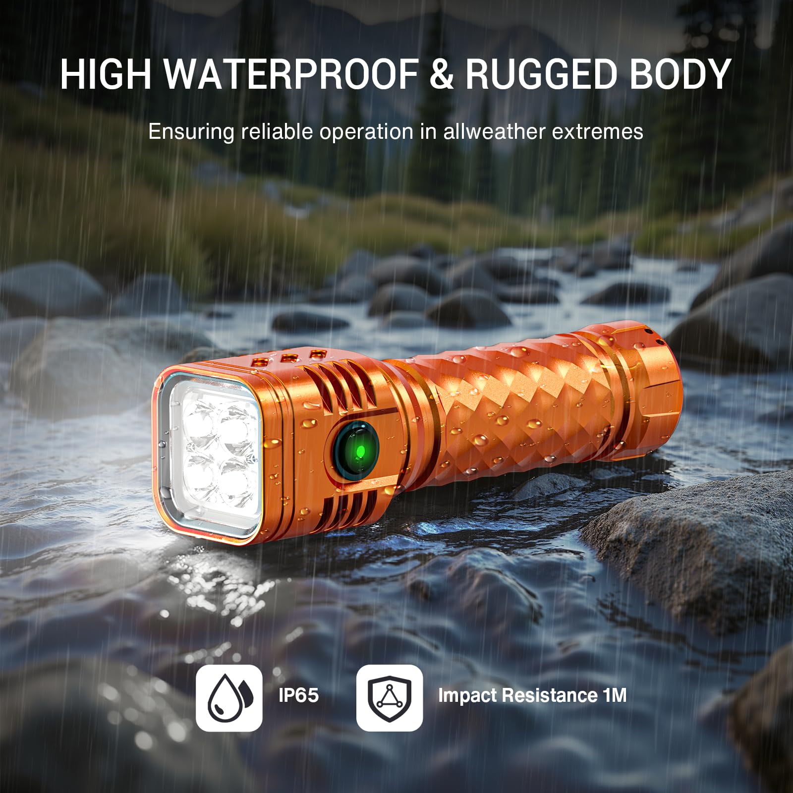 Wdtpro Rechargeable Flashlights 3000L High Lumens, 4X Super Bright Led Flashlight, Powerful Flash Light With Memory Function, Long-Lasting, Waterproof Flashlights For Home Camping Hiking, 2 Pack