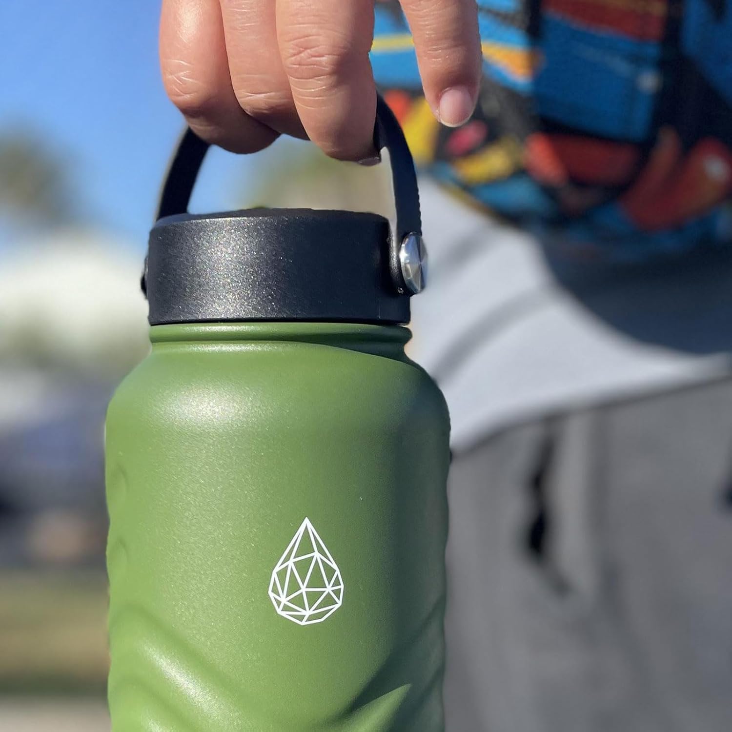 24Oz Stainless Steel Water Bottle With Straw–Insulated,Leak-Proof,Bpa-,Wide Mouth