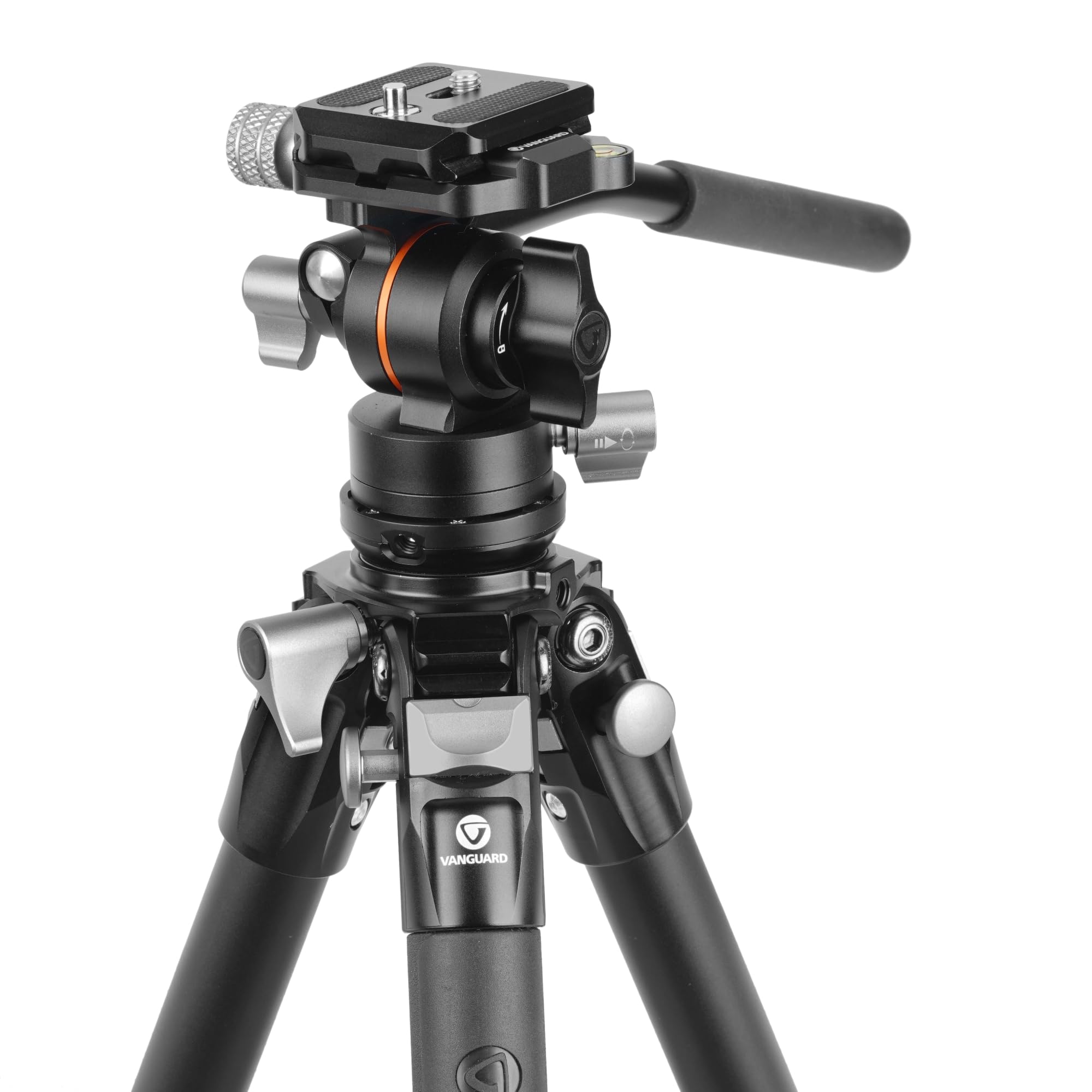 Vanguard Alta Pro 3Vlt 235Av12 Aluminum Travel Tripod With Leveling Base And Veo Pv-12 Compact Video Head