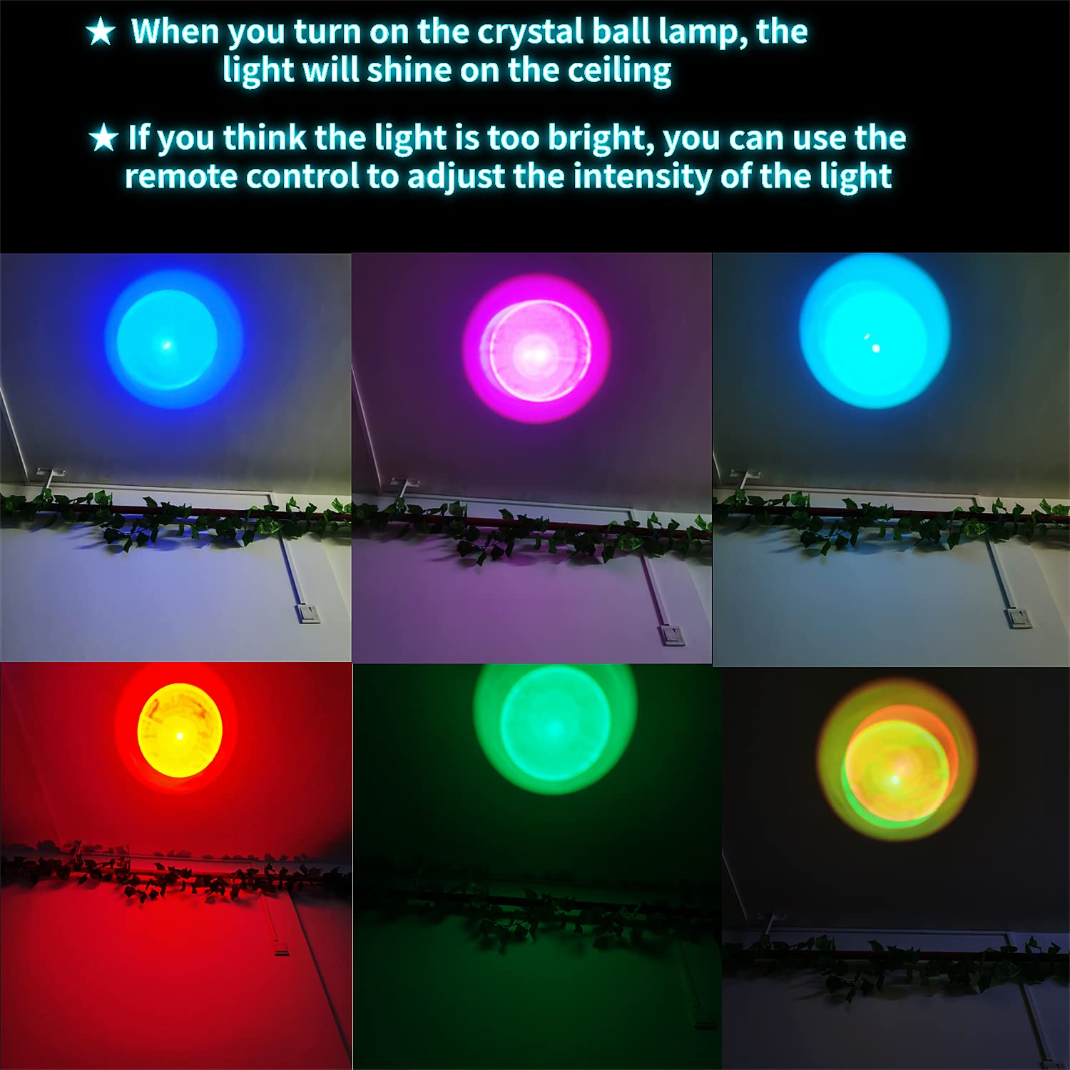 Conalisk 3D Galaxy Crystal Ball Lamp,3.15 Inch K9 Crystal Ball Night Light With Wooden Base,16 Colors Changing Light With Dimmable Remote Control,3D Laser Engraving Holographic Lamp (Galaxy)