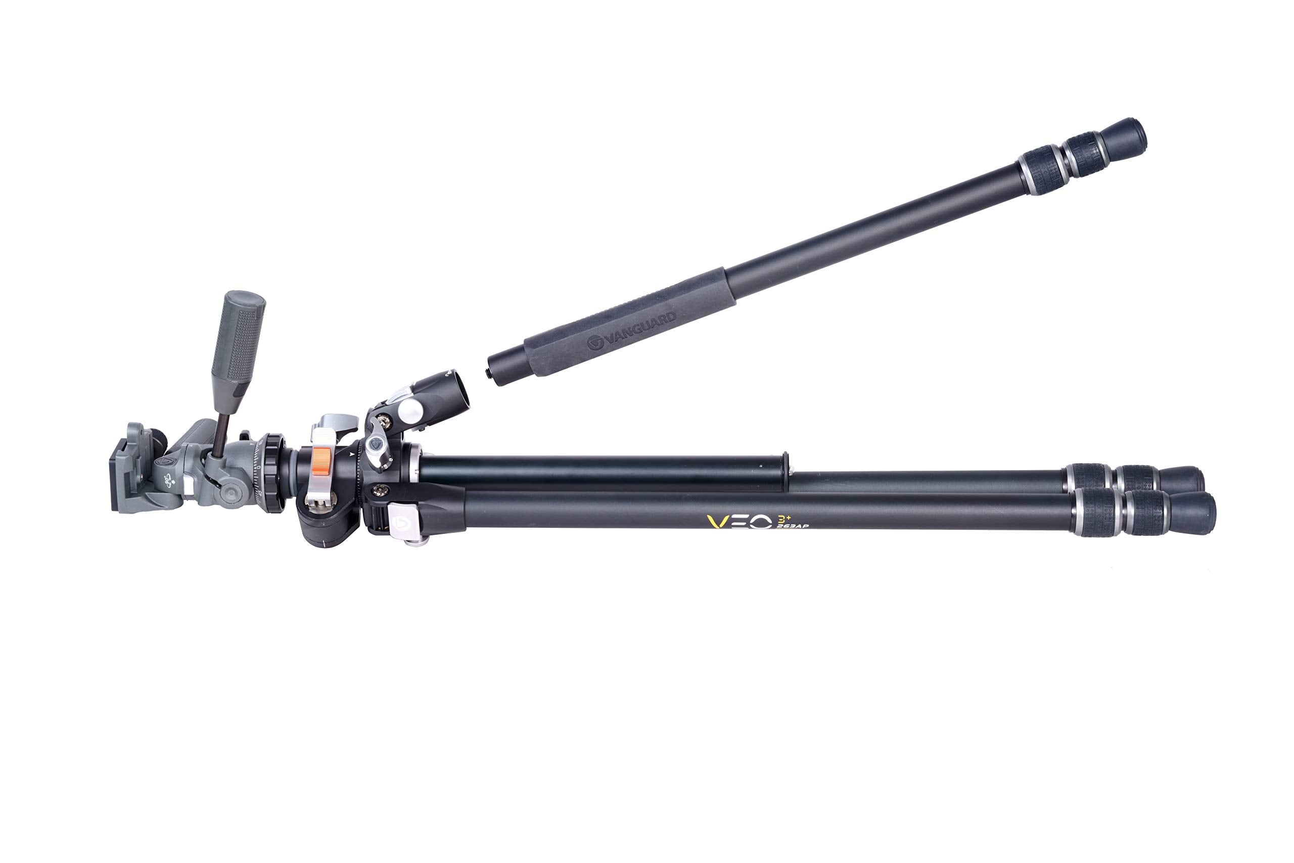 Vanguard Veo3+263Ap Aluminum Tripod With Pan Head And Multi-Angle Center Column For Overhead Shots