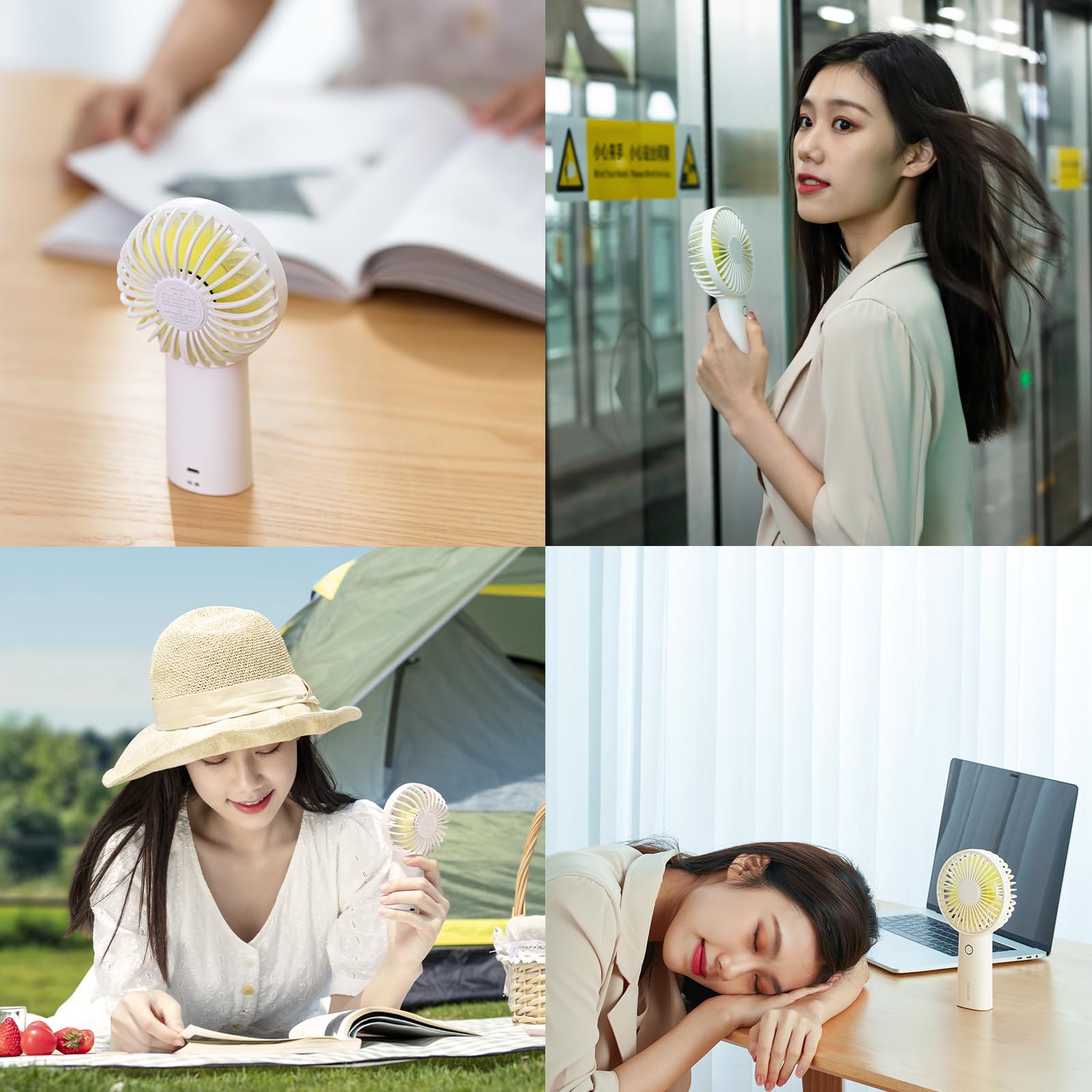 Jisulife Handheld Fan With 30 Hours Of Cooling, 6000Mah Battery, Usb Rechargeable Portable Fan