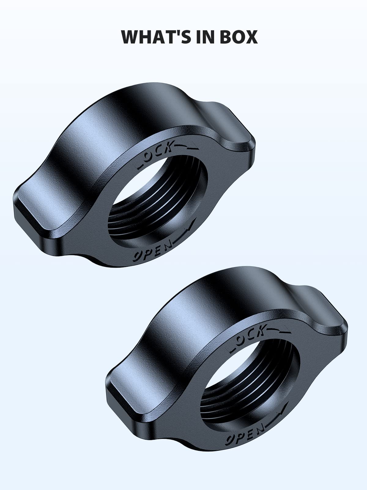 Vicseed Nut Thicked Sturdy Won'T Break, Fit For Car Phone Holder Mount 17Mm Ball Head (2Pcs)