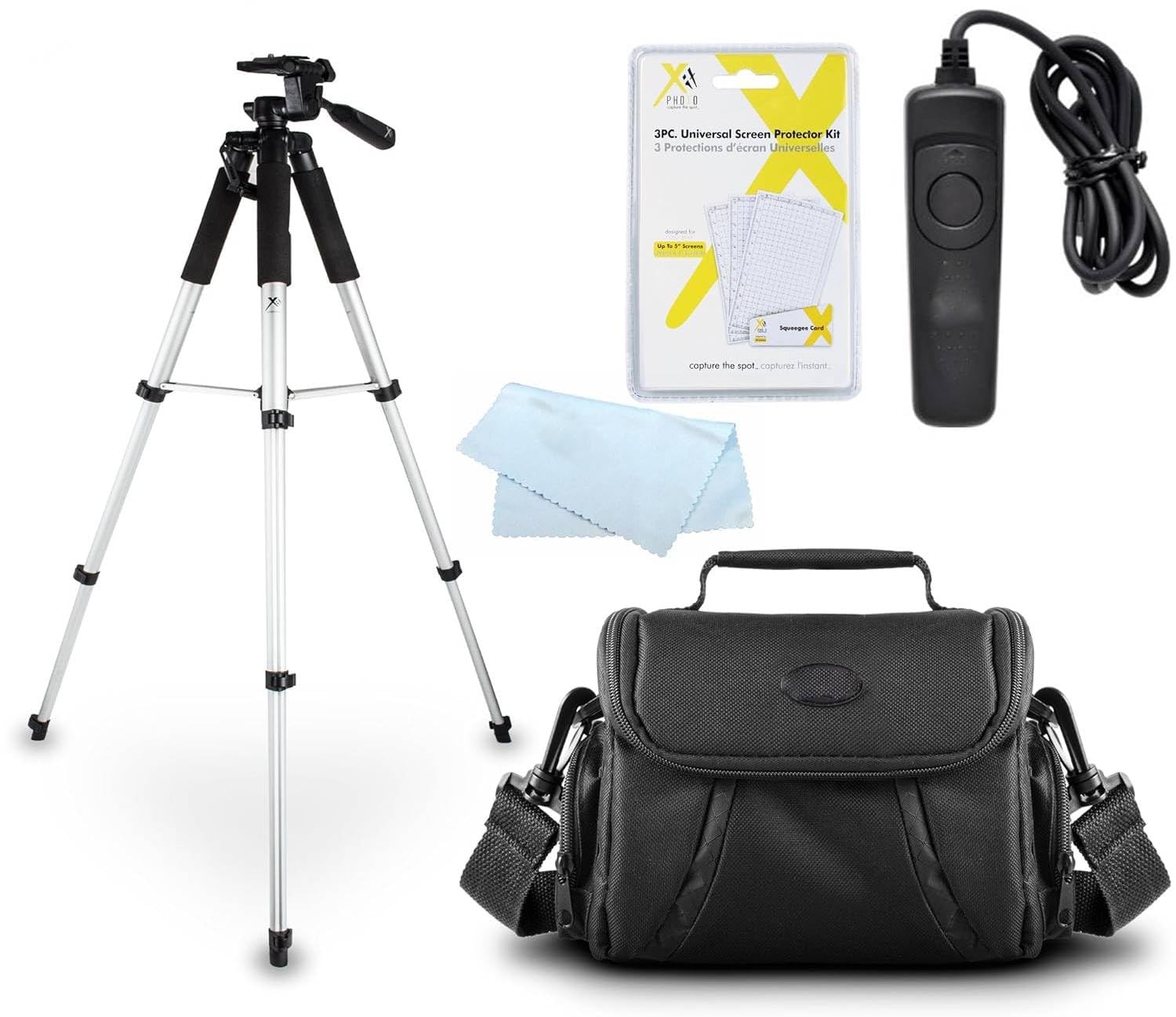Butterflyphoto Tripod Bundle Kit For Nikon D7200, Df, D750, D5500, D5300, D3300, D5200, D3200, D5100 D7100 D600 D610 D800 D810 Digital Slr Camera Includes 57 Inch Tripod + Remote Shutter Release + Carrying Case ++
