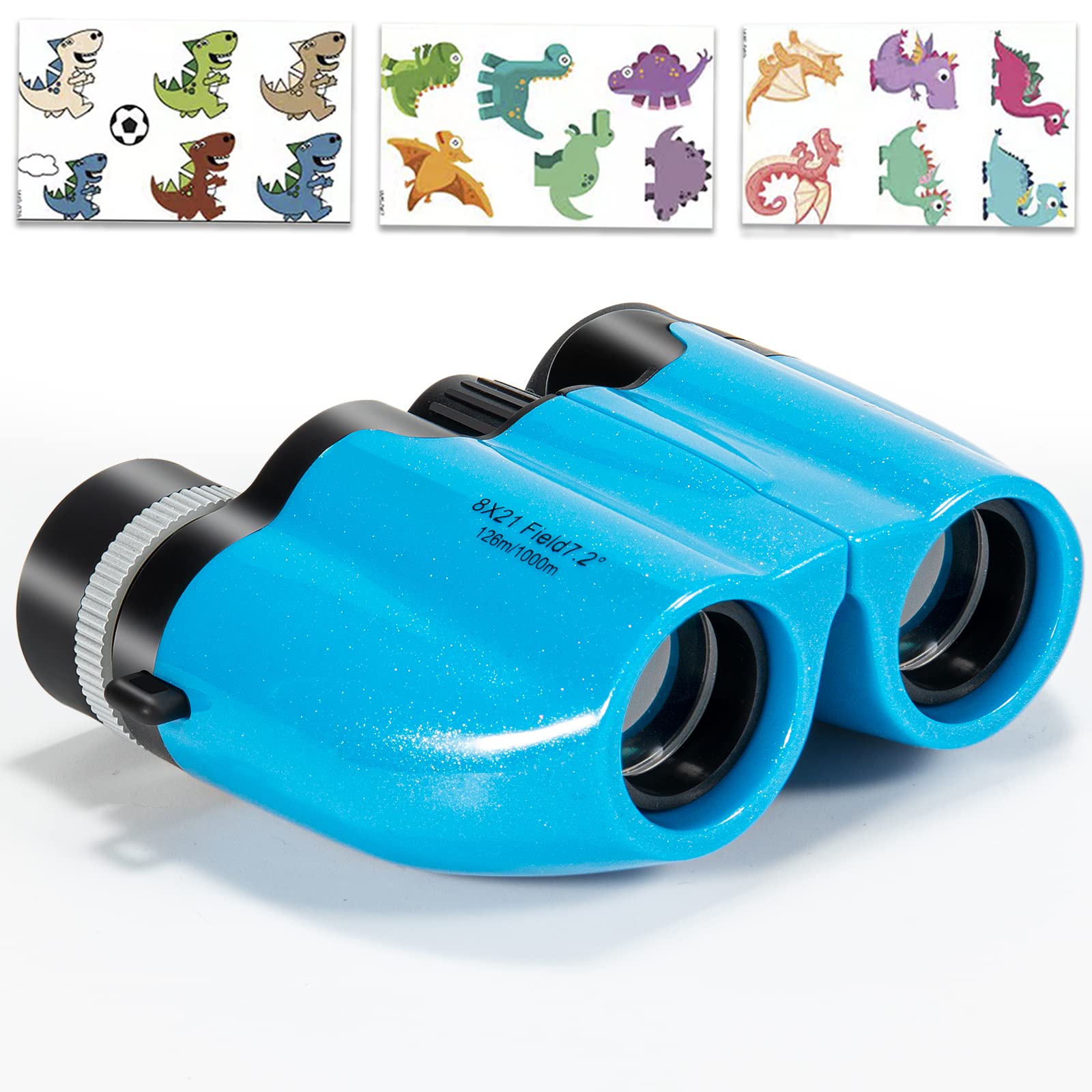 Inxaric Binocular For Kids- Kids Binoculars With Clear Low Light Vision-8X21 Large Eyepiece Compact Binocular For Adults Kids-High Resolution Binoculars For Bird Watching Camping Hiking Travel，Best 