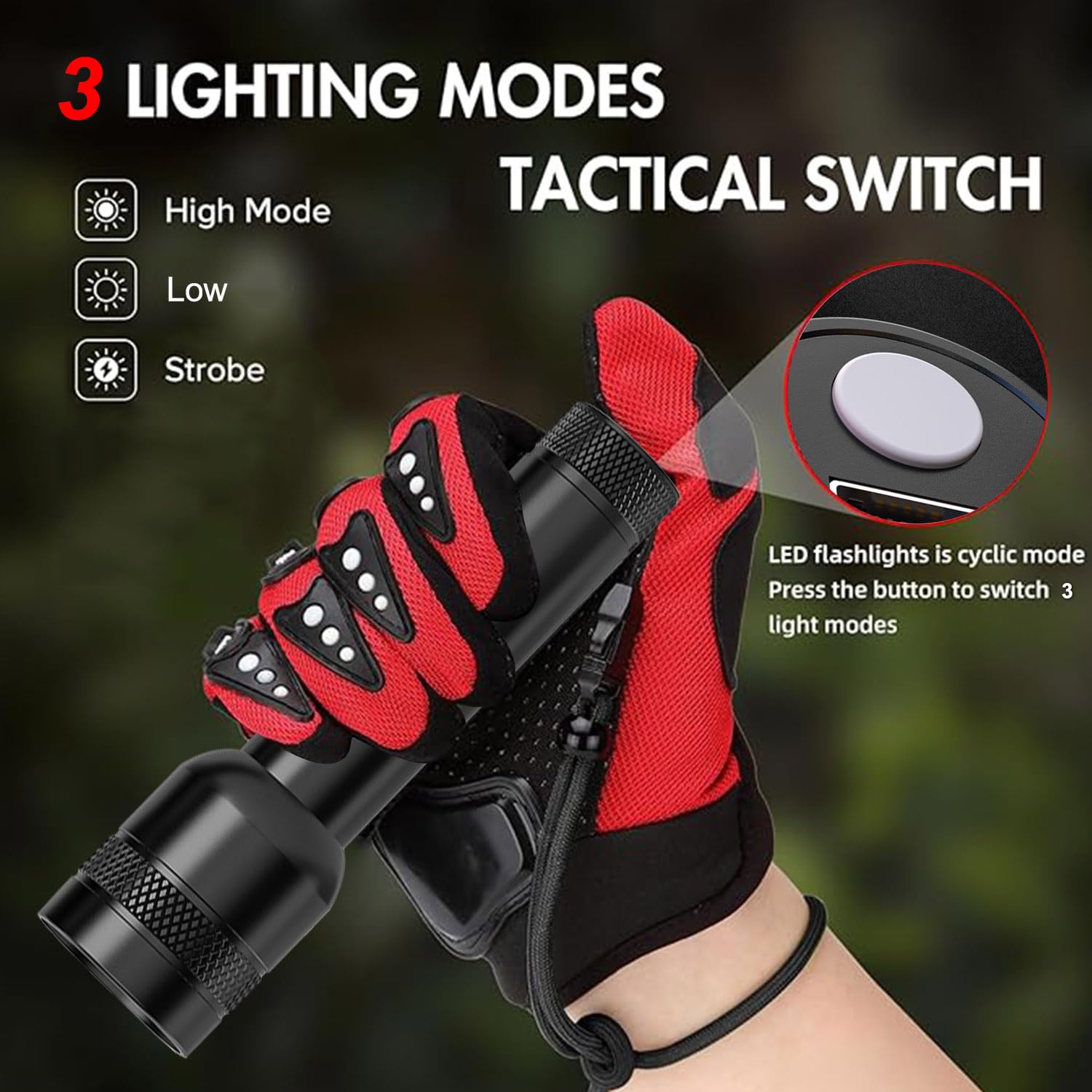Mviocs 2 Pack Flashlights Rechargeable, High Lumens Flashlight Torch, Super Bright Small Led Flash Light- Zoomable, Adjustable Brightness, Long Lasting For Camping, Outdoors And Home Emergency