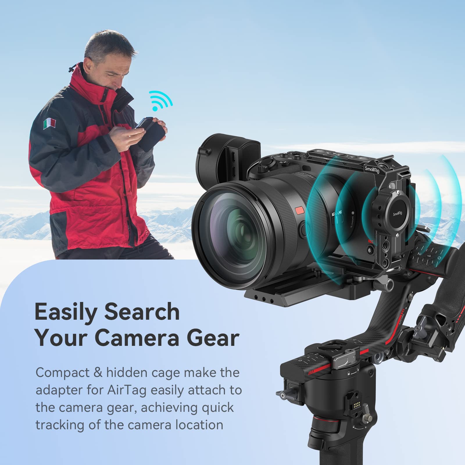 Smallrig M50 /M50 Ii /M5 Cage And Cage For Airtag