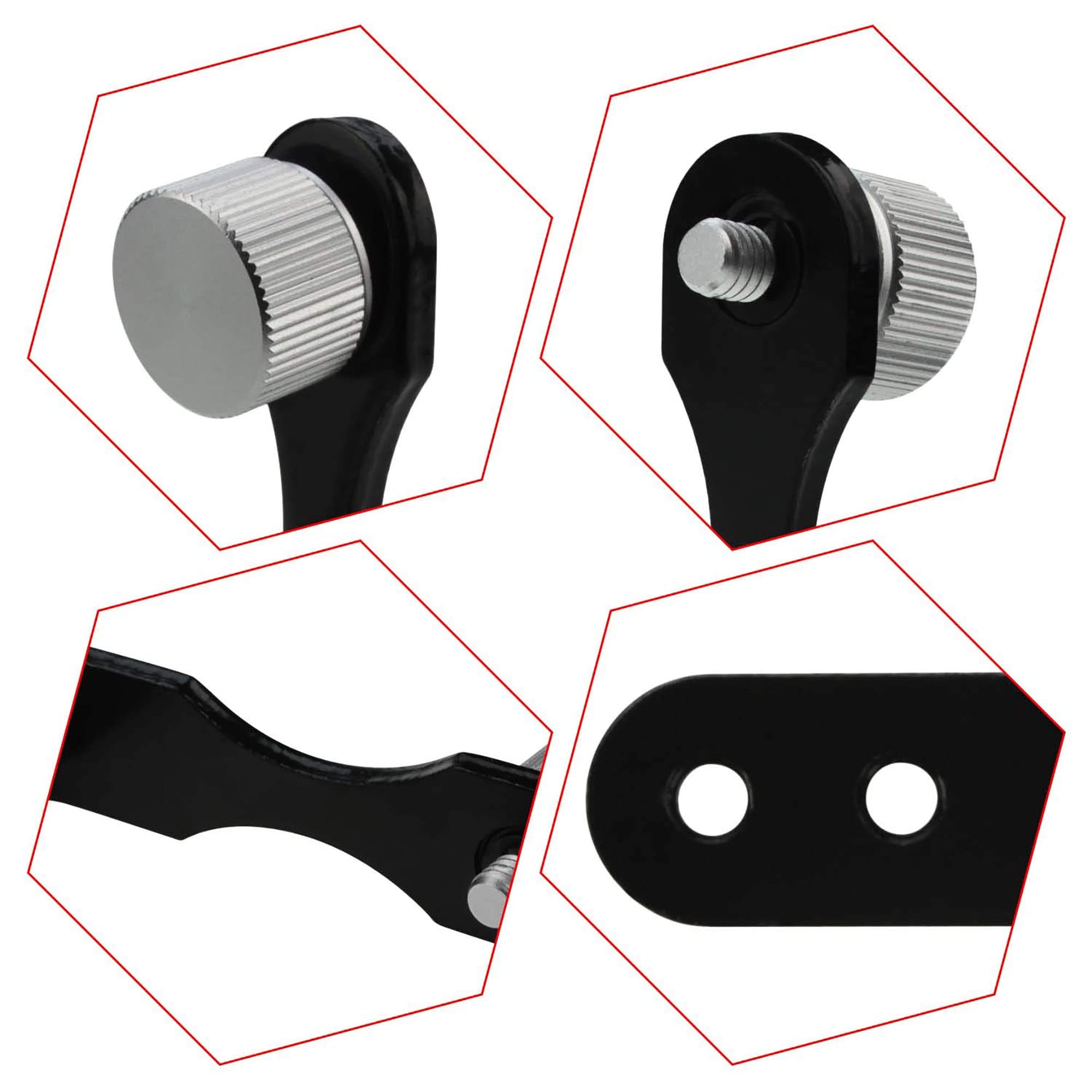 Astromania Universal L Type Metal Binocular Tripod Adapter For Binocular And Minocular - Black