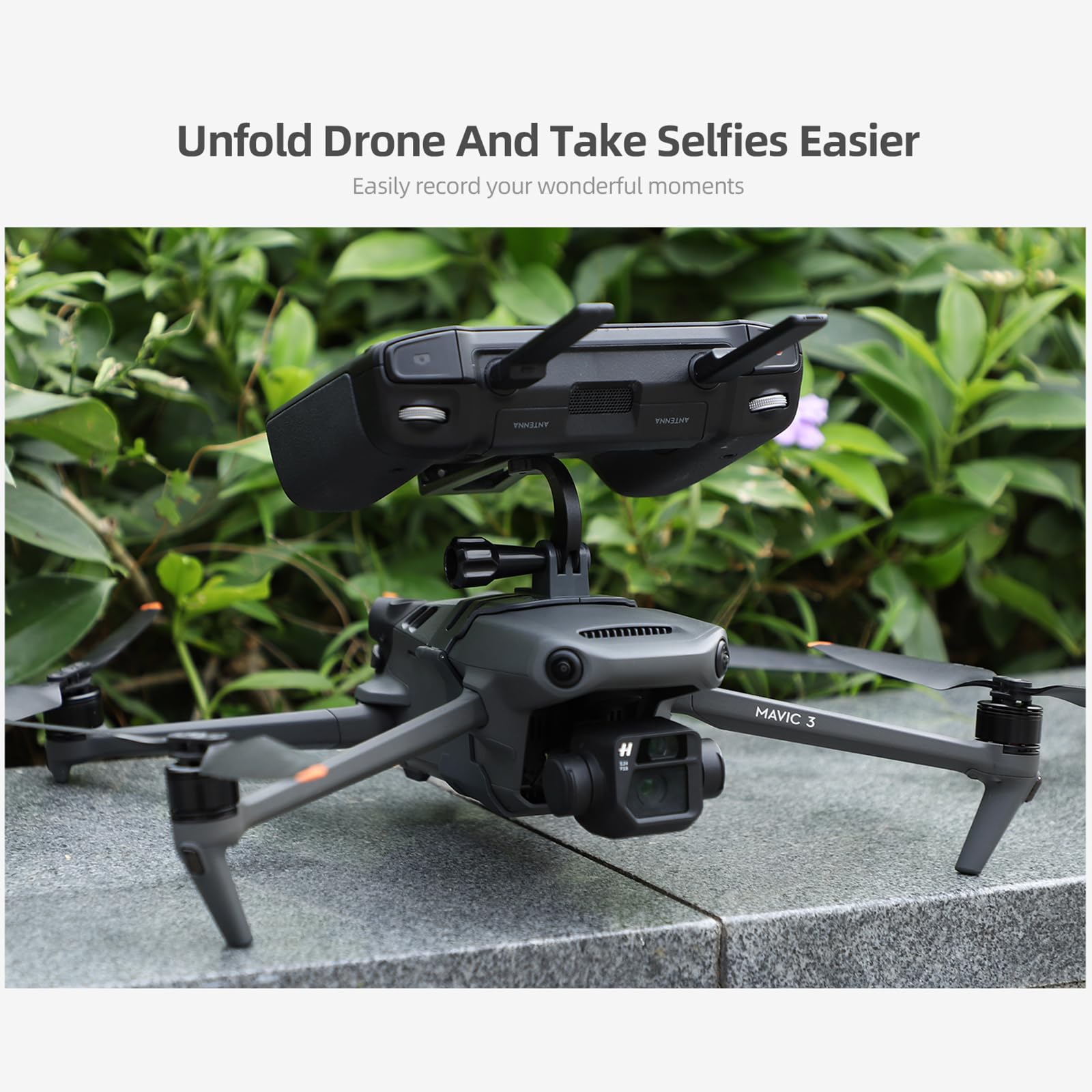 Haoyull For 3/3 Flight Handheld Stabilizer Bracket Holder High Strength Aluminum Alloy Bracket