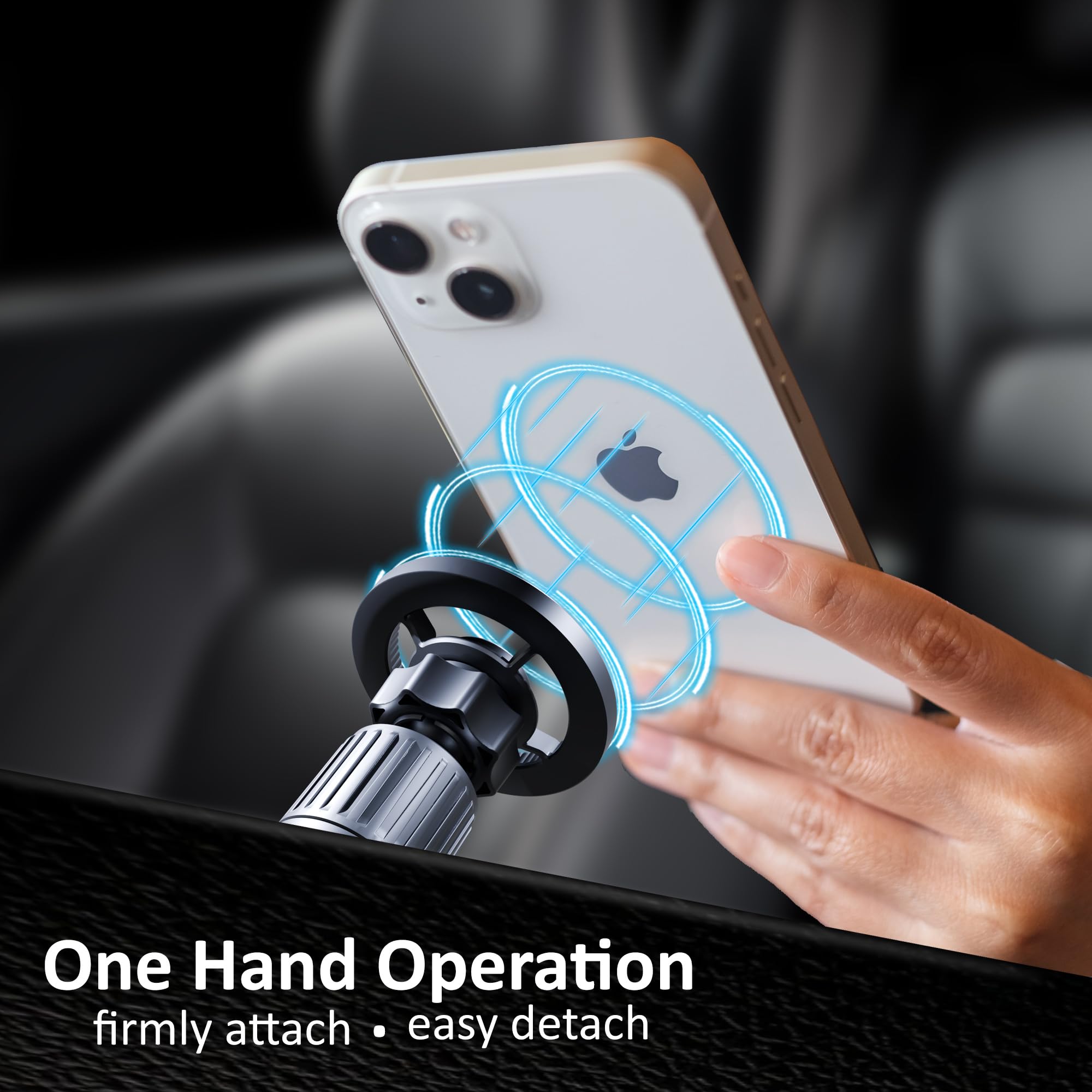 Randconcept For Magsafe Car Mount, Air Vent Magnetic Phone Mount, 360° Adjustable Magnetic Phone Holder For Iphone 12 13 14 15 Pro Max Plus Mini - Car Magnet Phone Holder