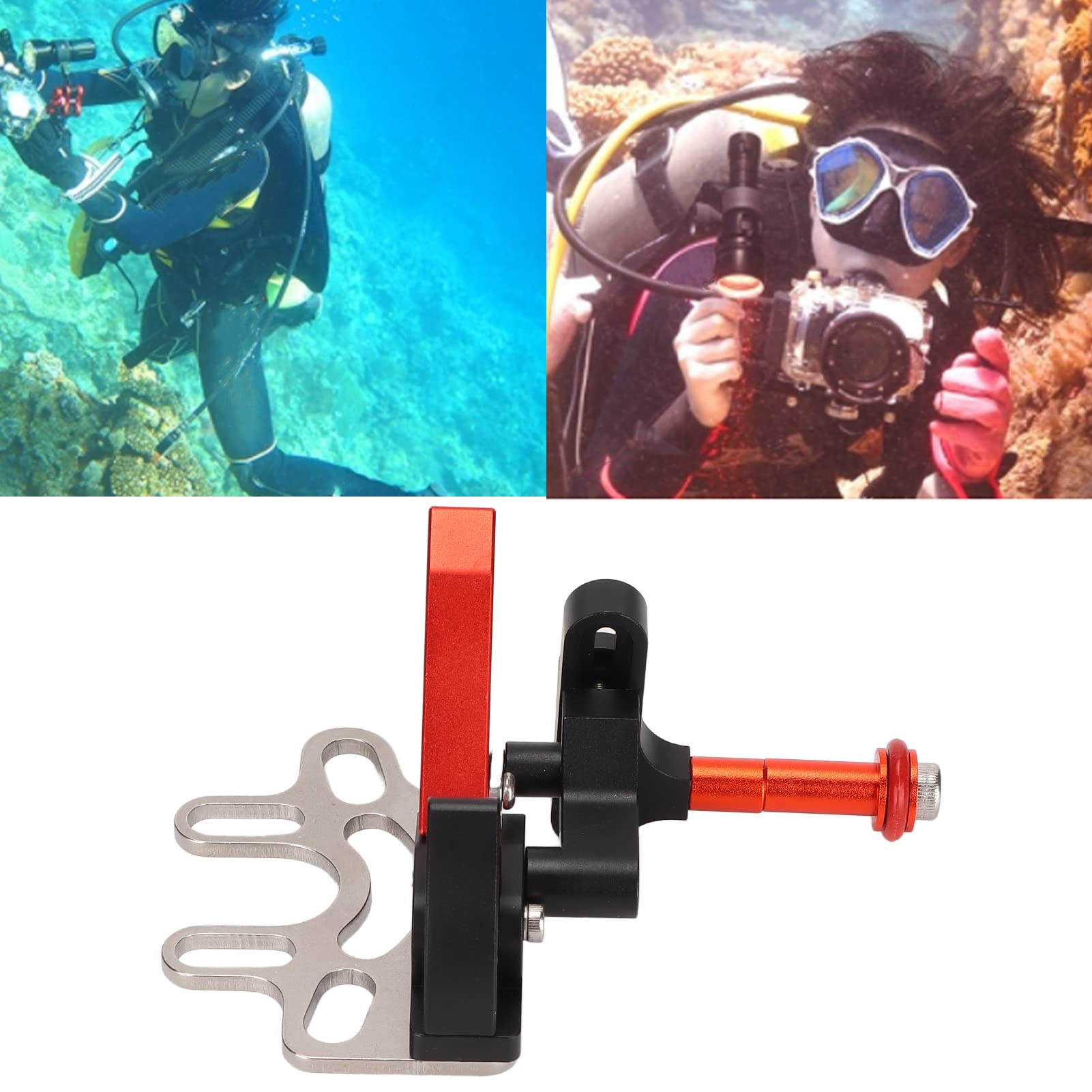 Gowenic Camera Diving Tray Stabilizer, Underwater Shutter Extension Lever, Suitable For A6000 Series, For Rx100 Series, For A5000 Series, For Camera Case Tg4, Tg5