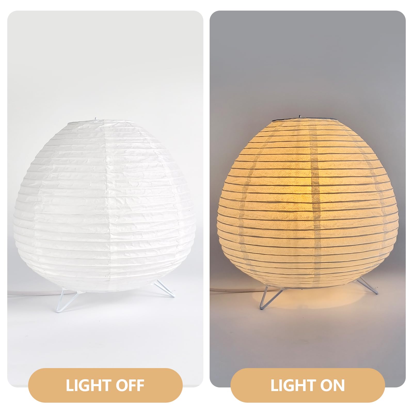 Cmhsytke Small Paper Lamp, Japanese Lamp Lantern Table Lamp, Paper Table Lamp, Lantern Lamps For Desk Bedrooms Bedside Night Light (Raindrop)